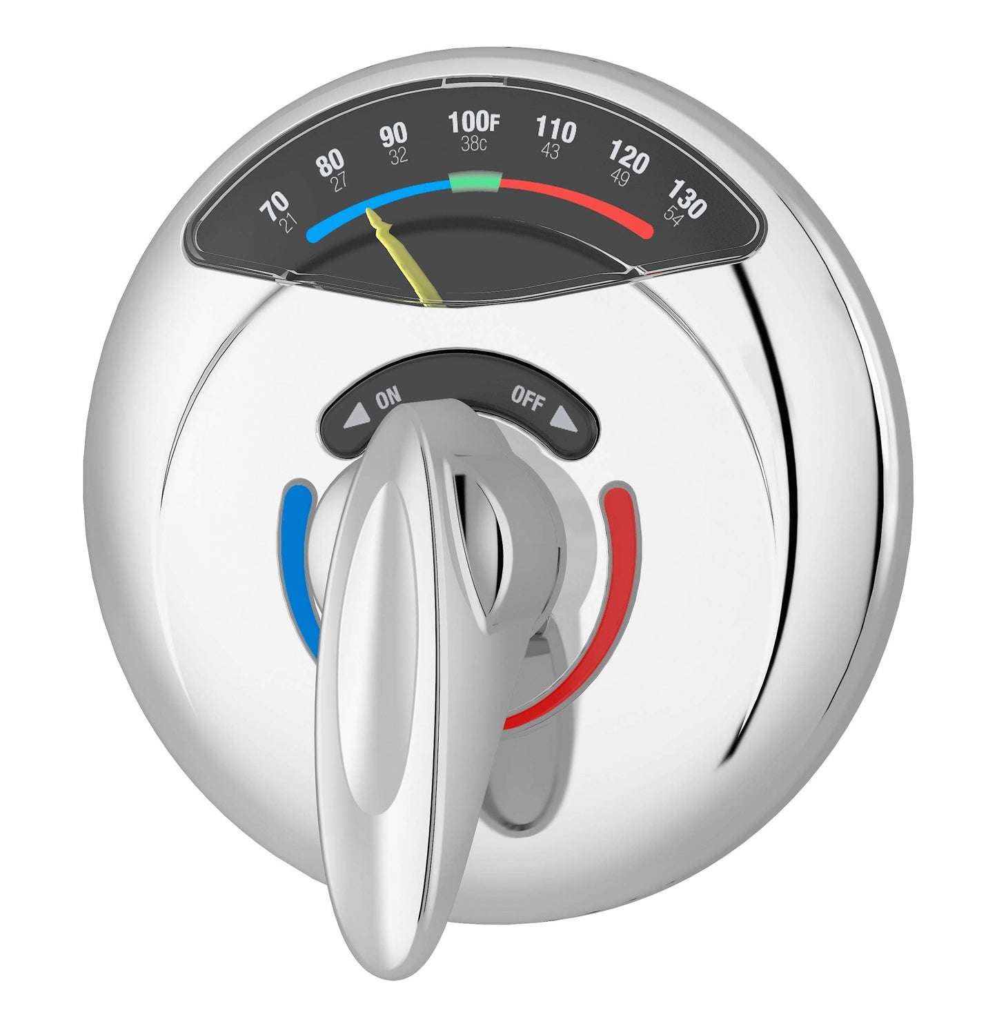 Symmons 4-500VT-TRM Visu-Temp Shower Valve Trim in Polished Chrome (Valve Not Included)