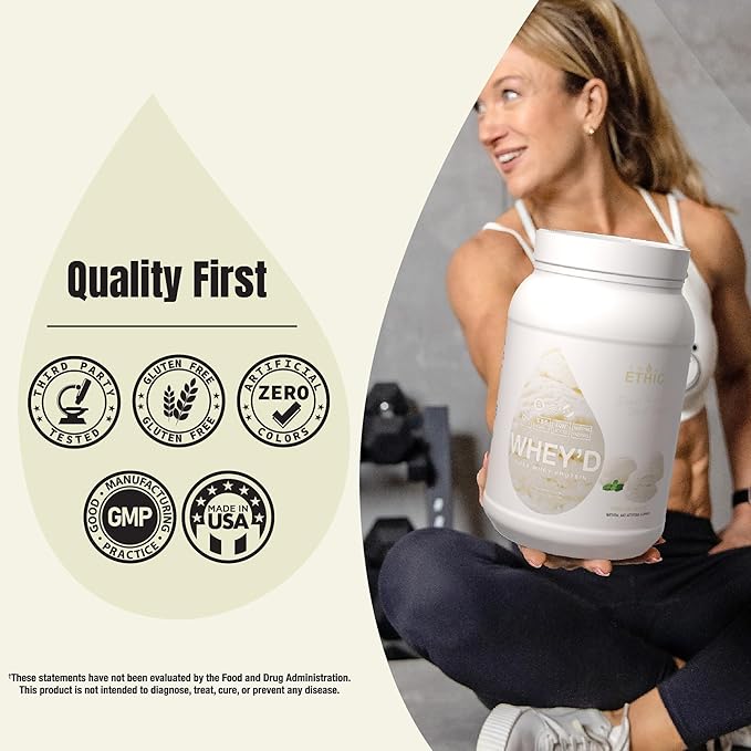 Whey'd Protein Powder, 25 G Whey Protein Blend with Concentrate, Isolate & Hydrolysate, Low Lactose & Digestive Enzymes for Easy Mixing & Smooth Texture, Vanilla Cream Flavor, 25 Servings