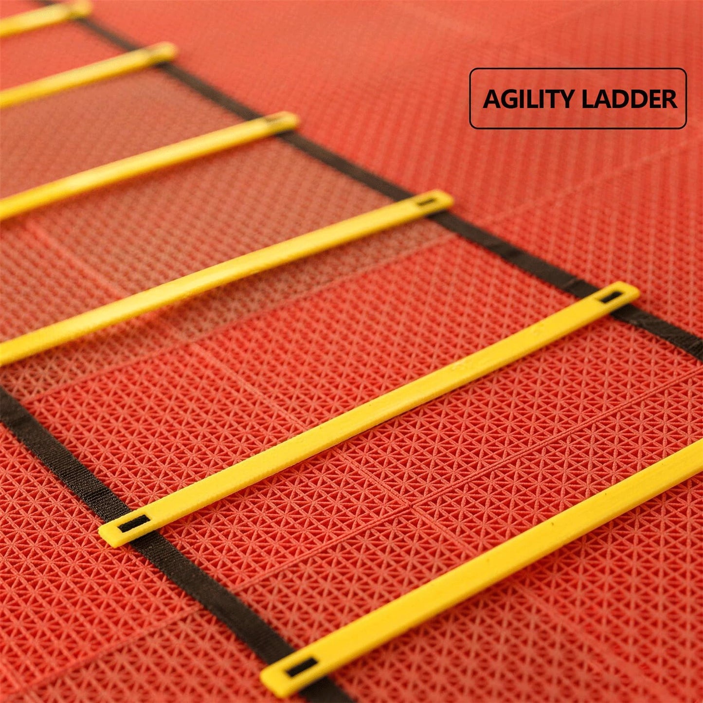 Tuyzhrymlic Agility Ladder, Agility Training Equipment for Football Soccer Basketball Training Equipment 10 rungs