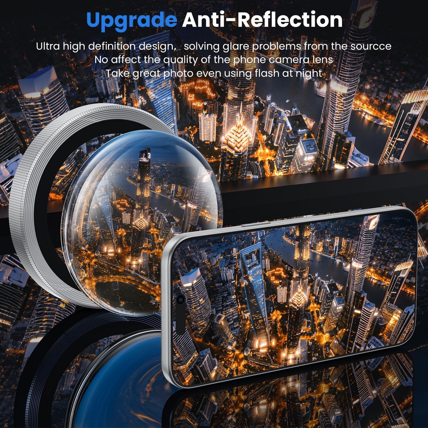 17 17 WSKEN for iPhone Pro/iPhone Pro Max Camera Lens Protector - [Original Shooting Mode] Shatterproof Metal HD