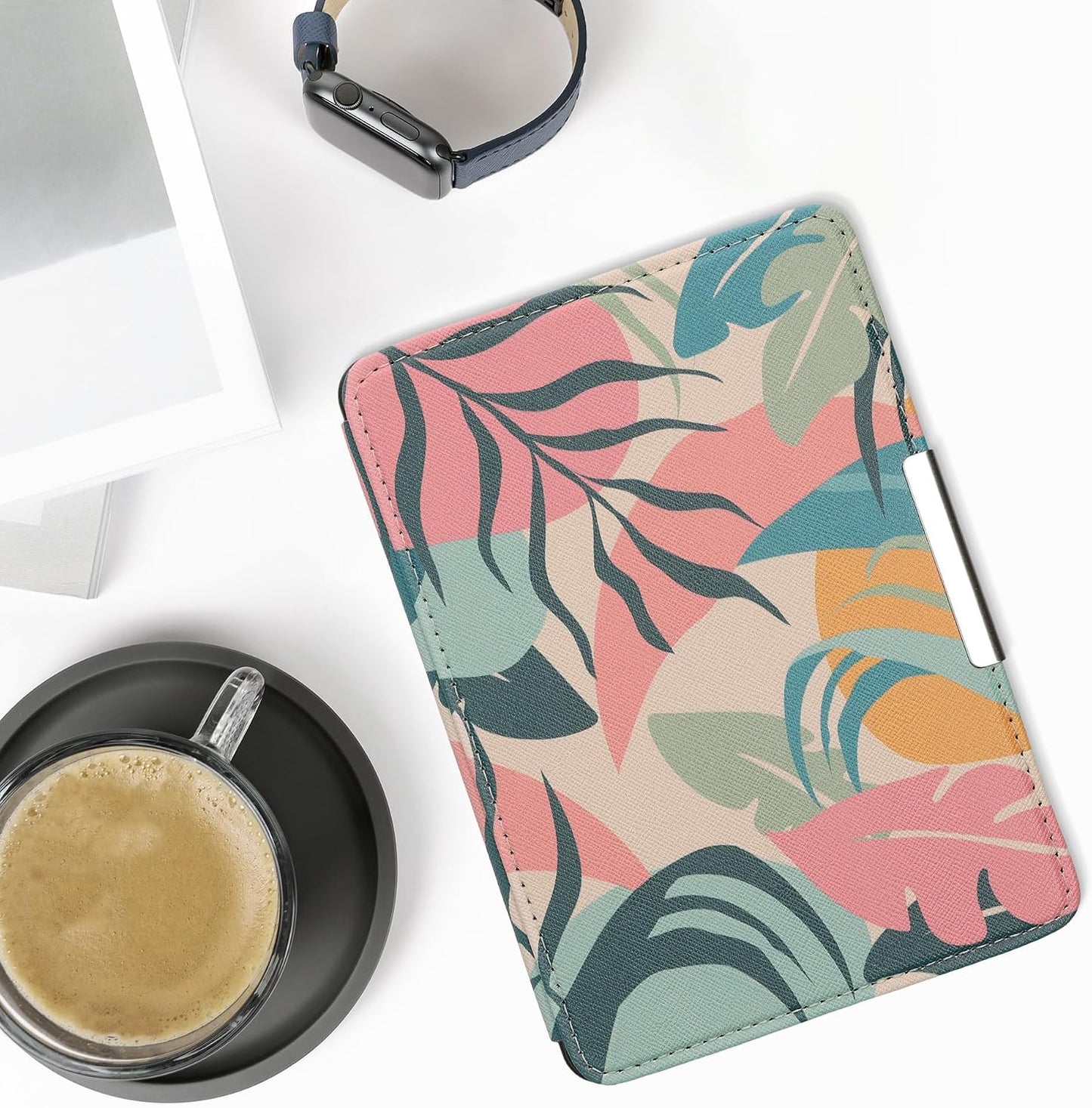 kwmobile Tropical Jungle Kindle Paperwhite Case - Vibrant eReader Cover