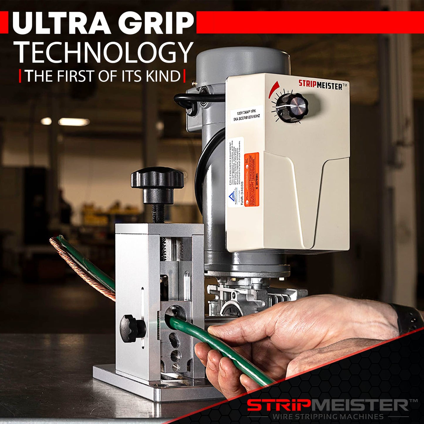 StripMeister Ultimate Wire Stripping Kit: E250 Machine & Feeder – Precision Stripping with Variable Speeds, Easy Scrap Metal Processing & Maintenance