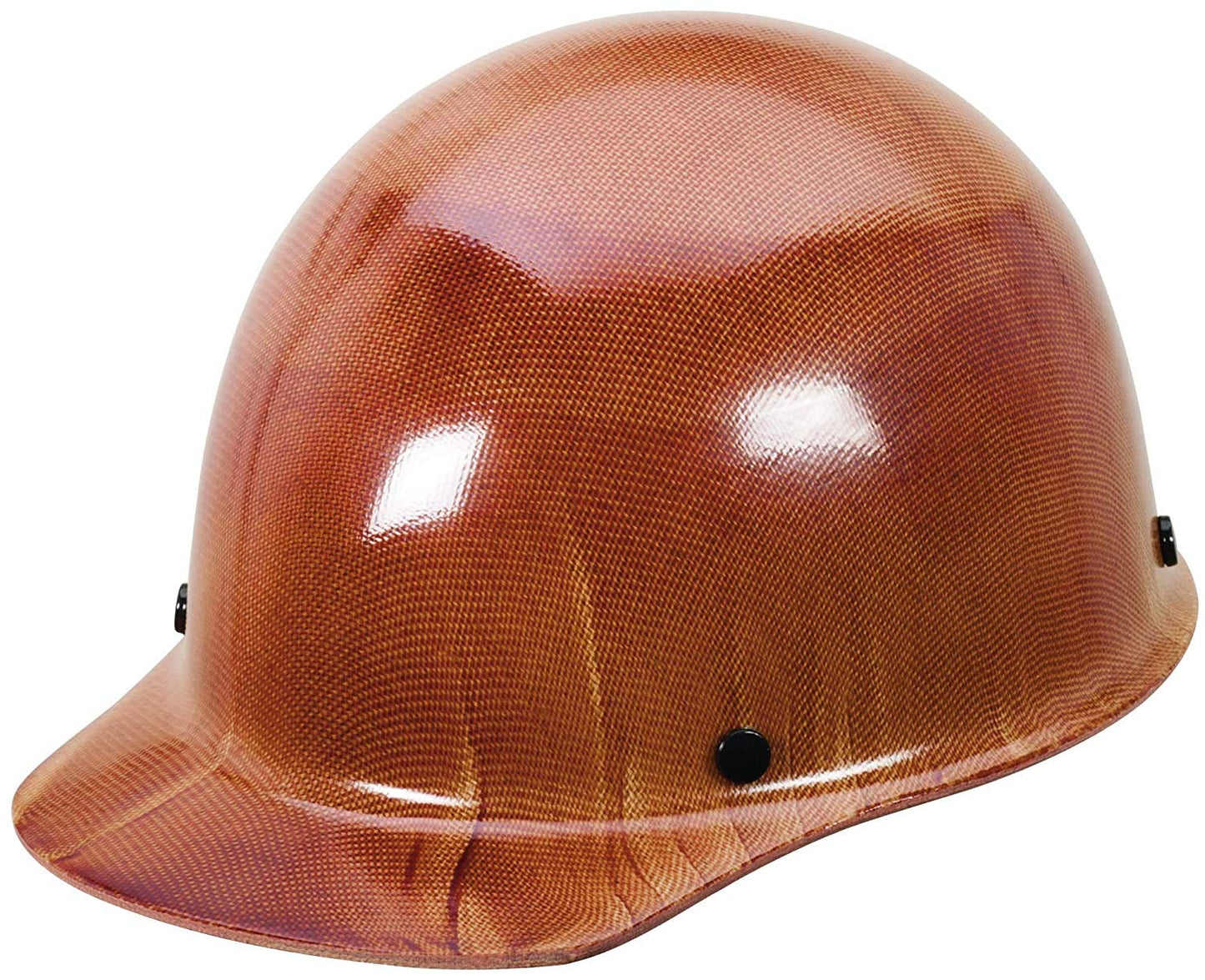 MSA 475405 Skullgard Cap Style Safety Hard Hat with Fas-Trac III Ratchet Suspension | Non-slotted Cap, Made of Phenolic Resin, Radiant Heat Loads up to 350F - Large Size in Natural Tan