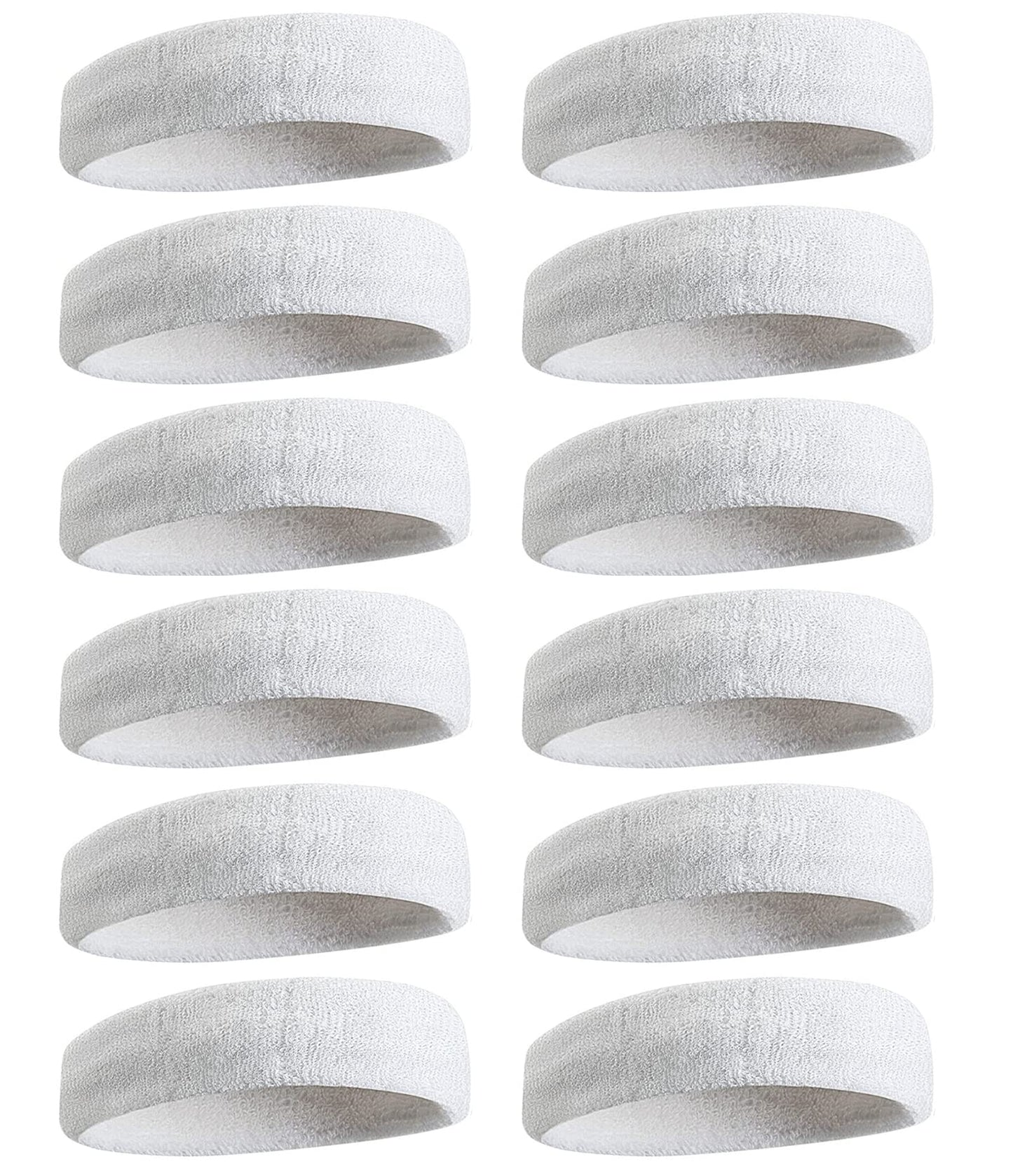 Towel Headband Fashion Sweatbands Sports Headband Soft Organic Cotton Outdoor Head Sweat Band for Men & Women Yoga Exercise