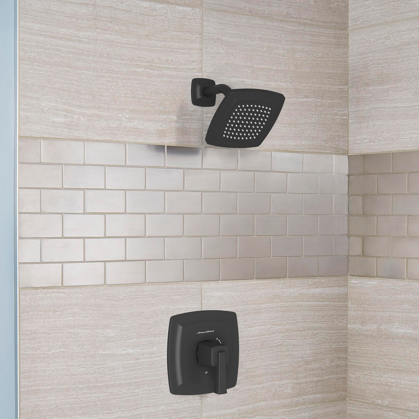 American Standard TU353507.295 Townsend Trim Kit with Water-Saving Shower Head and Cartridge, Brushed Nickel