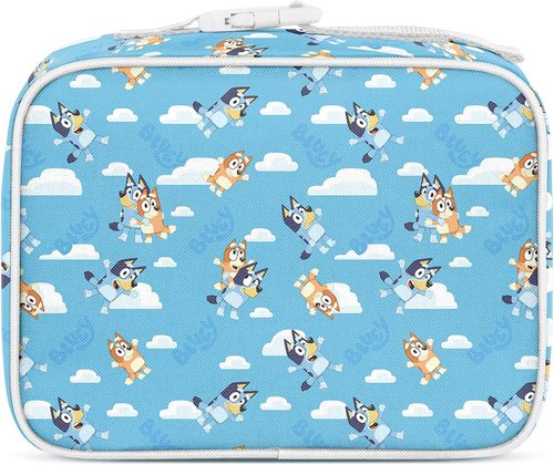 Bluey Kids Lunch Box - Reusable Insulated Meal Container for Toddlers | Hadley Collection | Bluey Sky