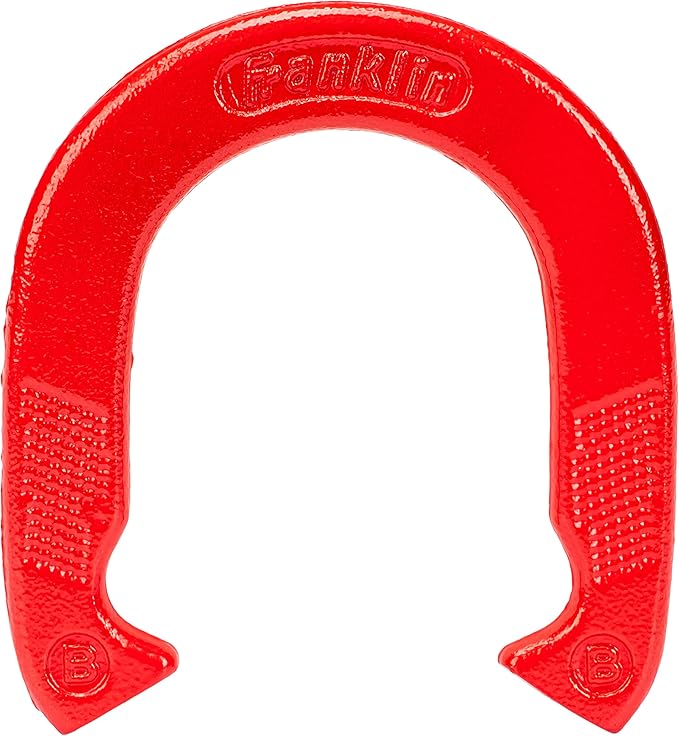Franklin Sports Horseshoes Set - Metal Horseshoe Game Set for Adults + Kids - Official Weight Steel Construction - Beach + Lawn Outdoor Game - Intermediate