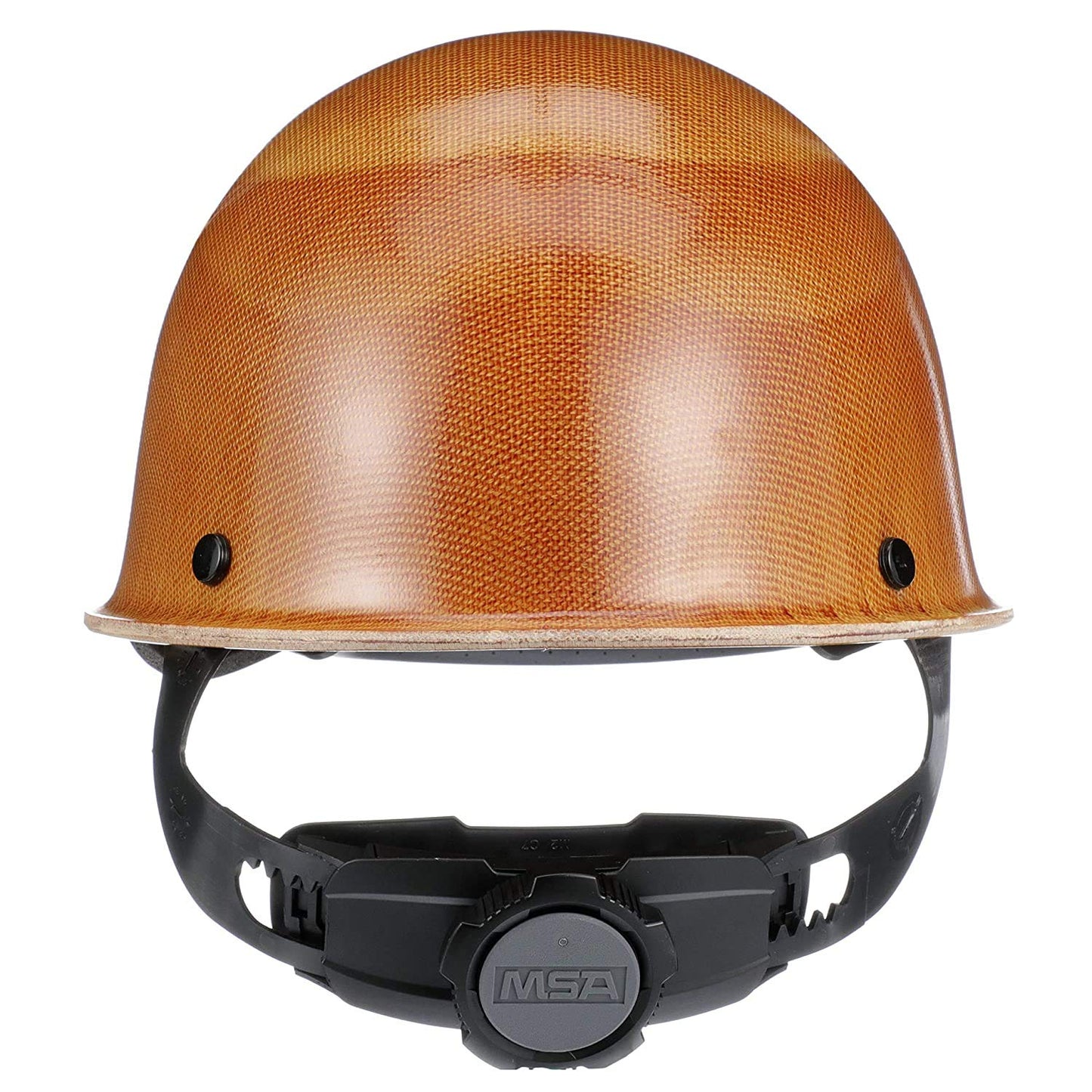 MSA 475405 Skullgard Cap Style Safety Hard Hat with Fas-Trac III Ratchet Suspension | Non-slotted Cap, Made of Phenolic Resin, Radiant Heat Loads up to 350F - Large Size in Natural Tan