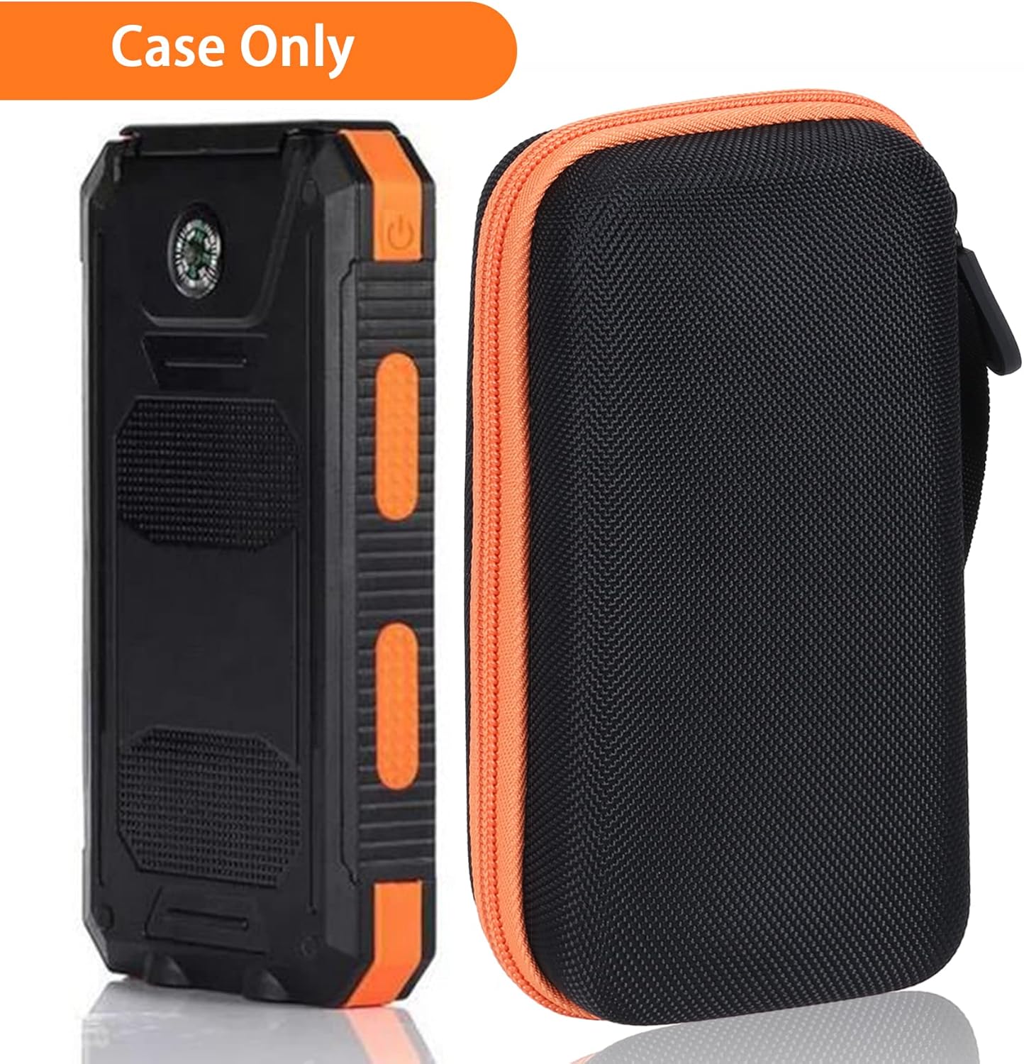 10,000mAh Aenllosi Hard Carrying Case Compatible with Solar Power Bank Qi Charger