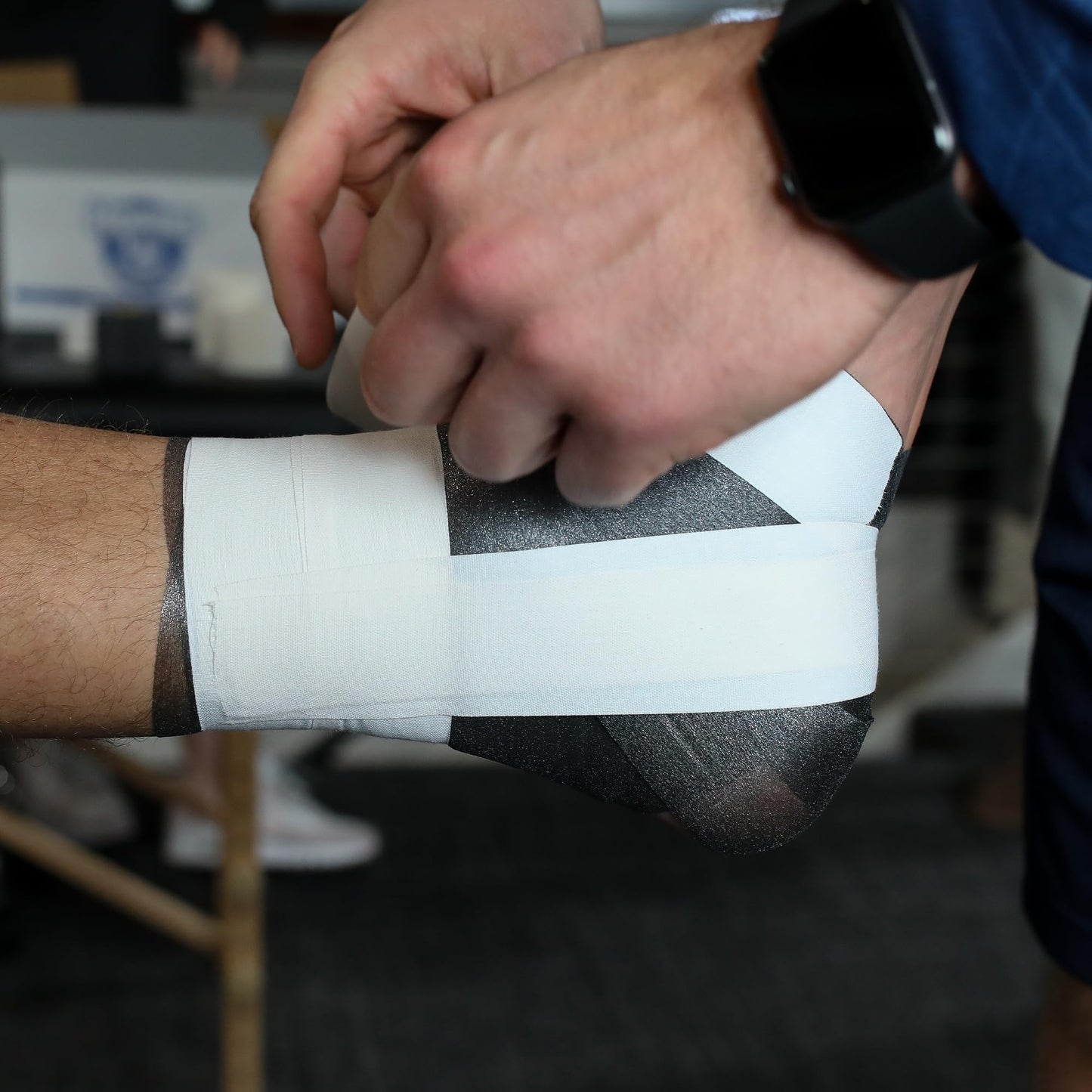 Howies Athletic Tape - 1" Zinc Oxide White Sports Tape for Ankles, Fingers & Athletic Trainers - Bulk Pack - 48 Pack