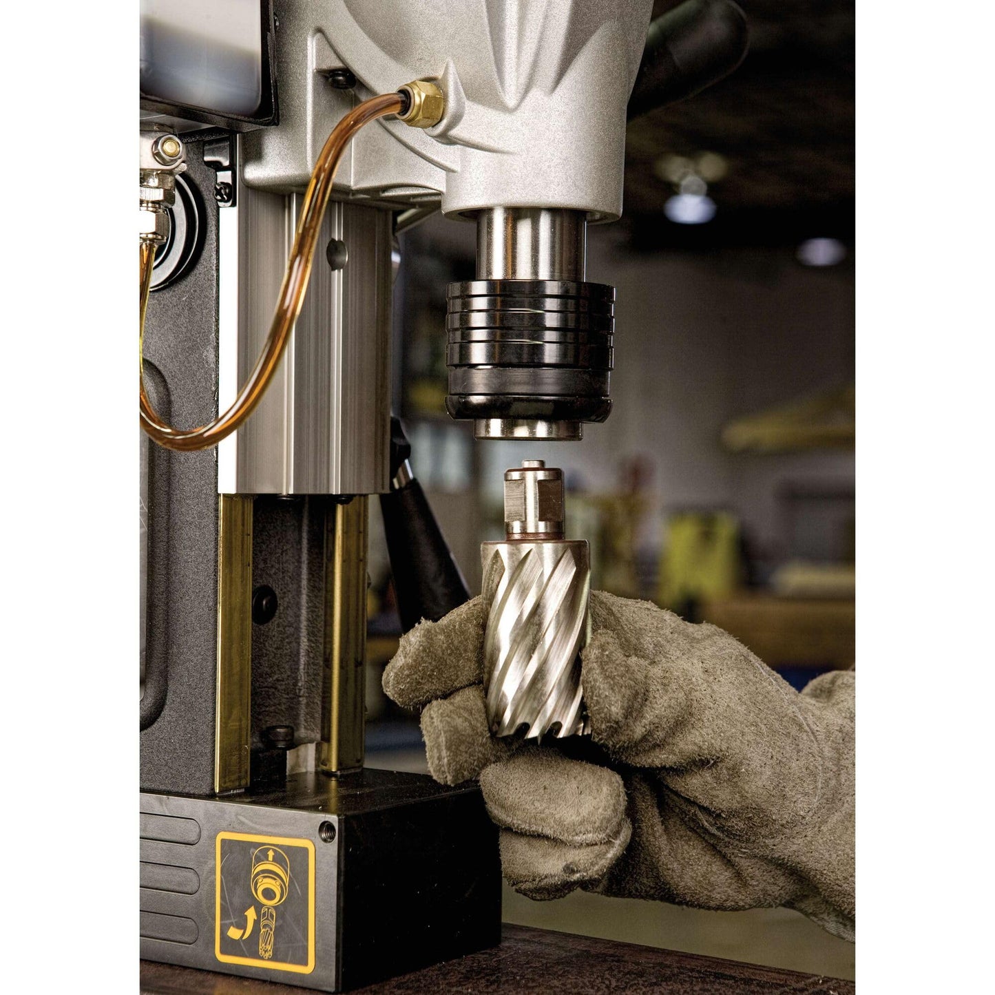DEWALT Drill Press, Magnetic, 2-inch, 10-Amp with 2-Speed Setting (DWE1622K)
