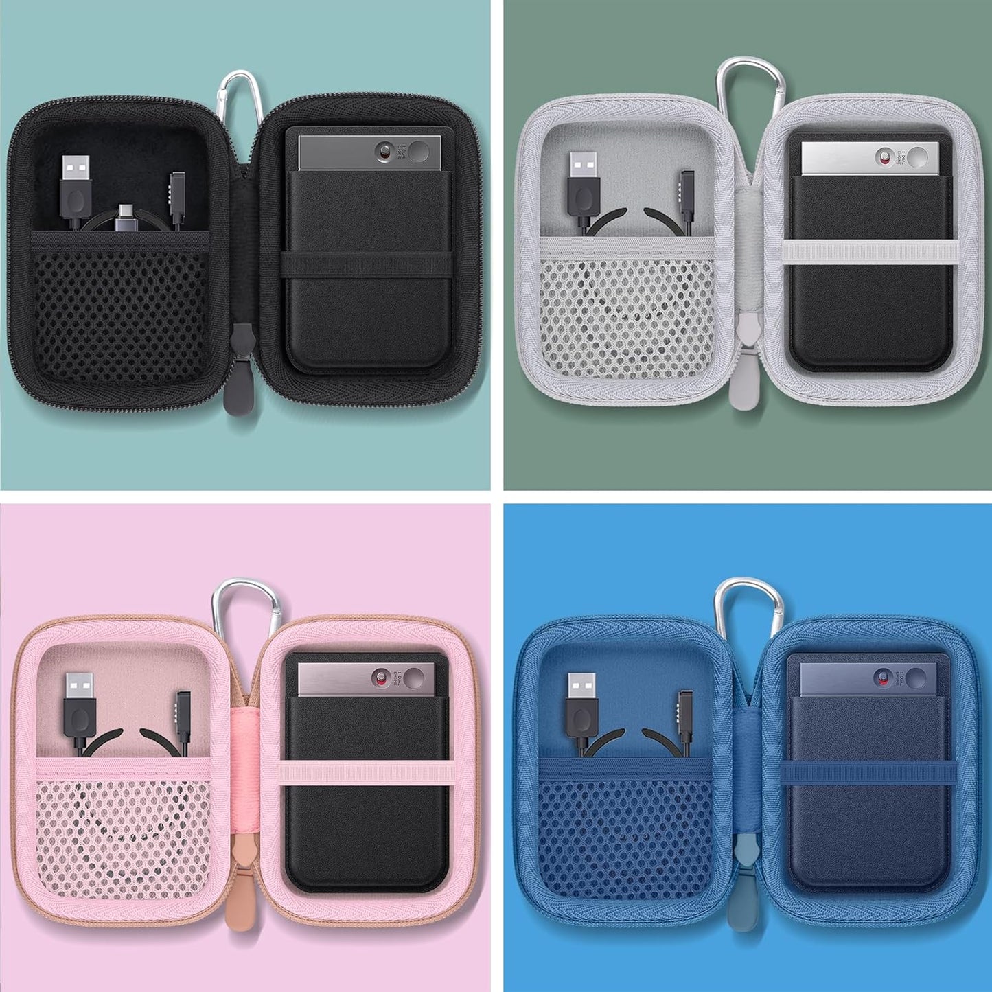 Baval Hard Carrying Travel Case for PLAUD Note/Note Pro AI Voice Recorder,Compatible with Digital Recorder and Magnetic