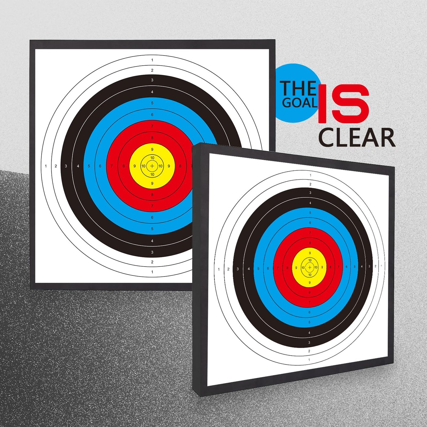 20pcs Archery Targets Paper,Bow and Arrow Target for Hunting Backyard,Standard Archery 10 Rings Competitive Target Faces for Archery Target Practice Accessories