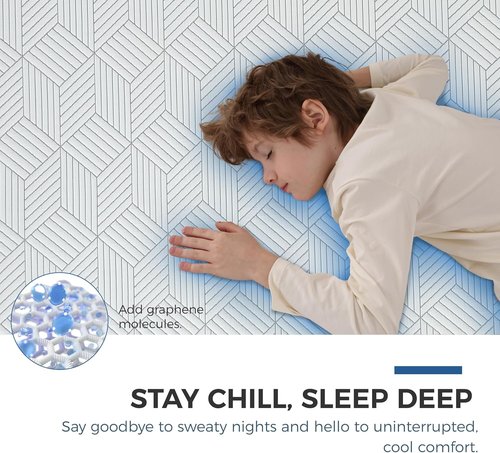 FATHOM Firm Full Mattress - 8 Inch Memory Foam for Back Pain Relief | Cool Sleep with Gel Foam Cover