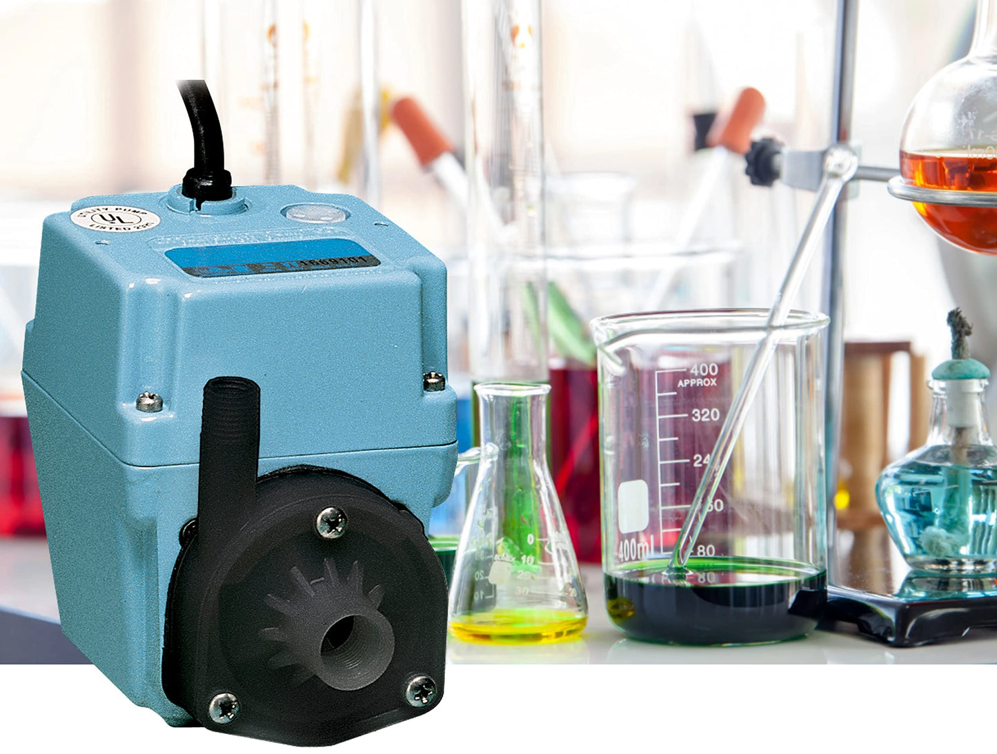 Little Giant 2E-NDVR 115 Volt, 1/40 HP, 300 GPH Double Seal Acidic Pump with 6 Ft. Cord, Blue, 502303