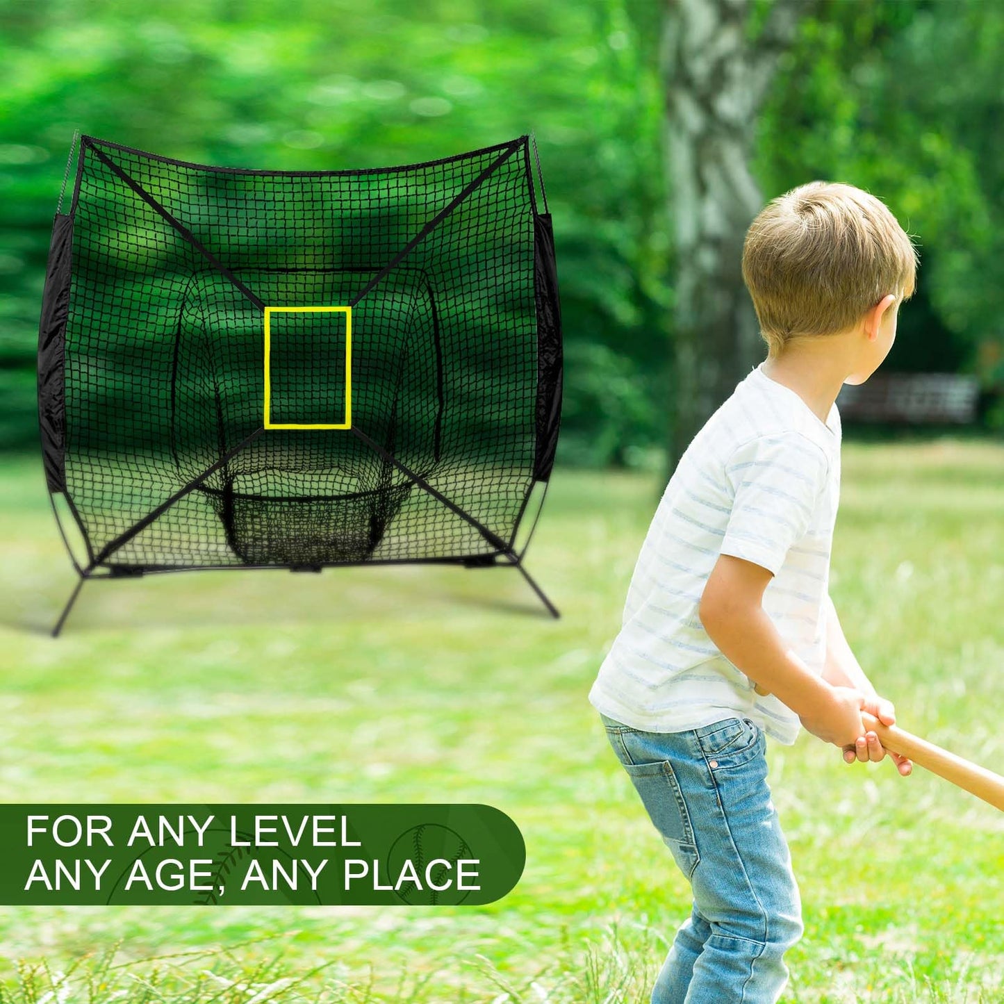 Leyndo 2 Pcs Adjustable Strike Target for Baseball Net Practice Throwing Hitting Strike Zone Accuracy Full and 9 Pocket Pitching Target Team Training Aid for 6 x 6, 7 x 7, 8 x 8 ft Nets