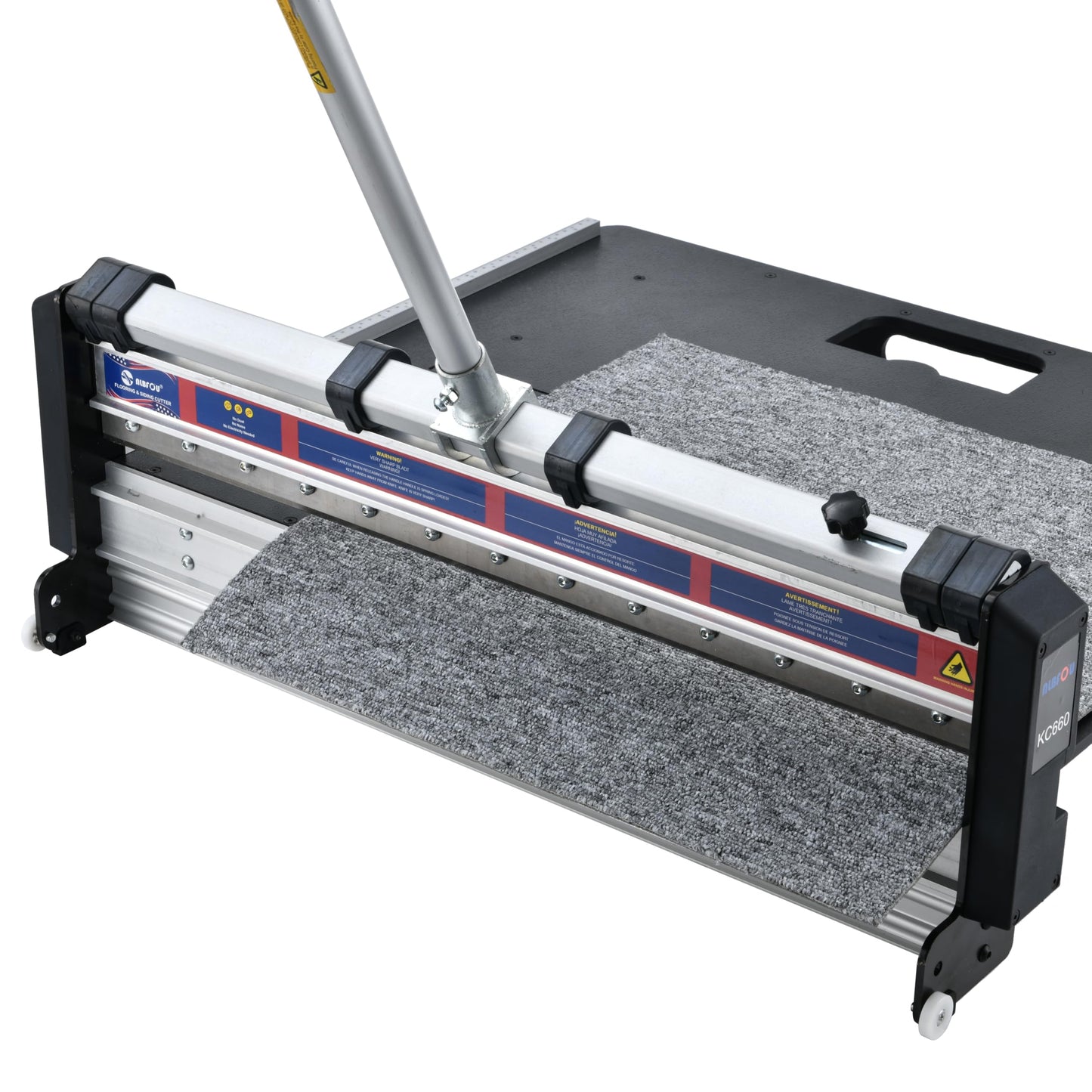 NLBFOU 26" Pro Flooring Cutter, Cuts Vinyl Siding, Carpet Tiles, Rubber Tiles, Laminate, Vinyl Plank, Commercial Vinyl, Fiber Cement Wall Panels, LVP, LVT - Durable and Precise Floor Cutting Tool