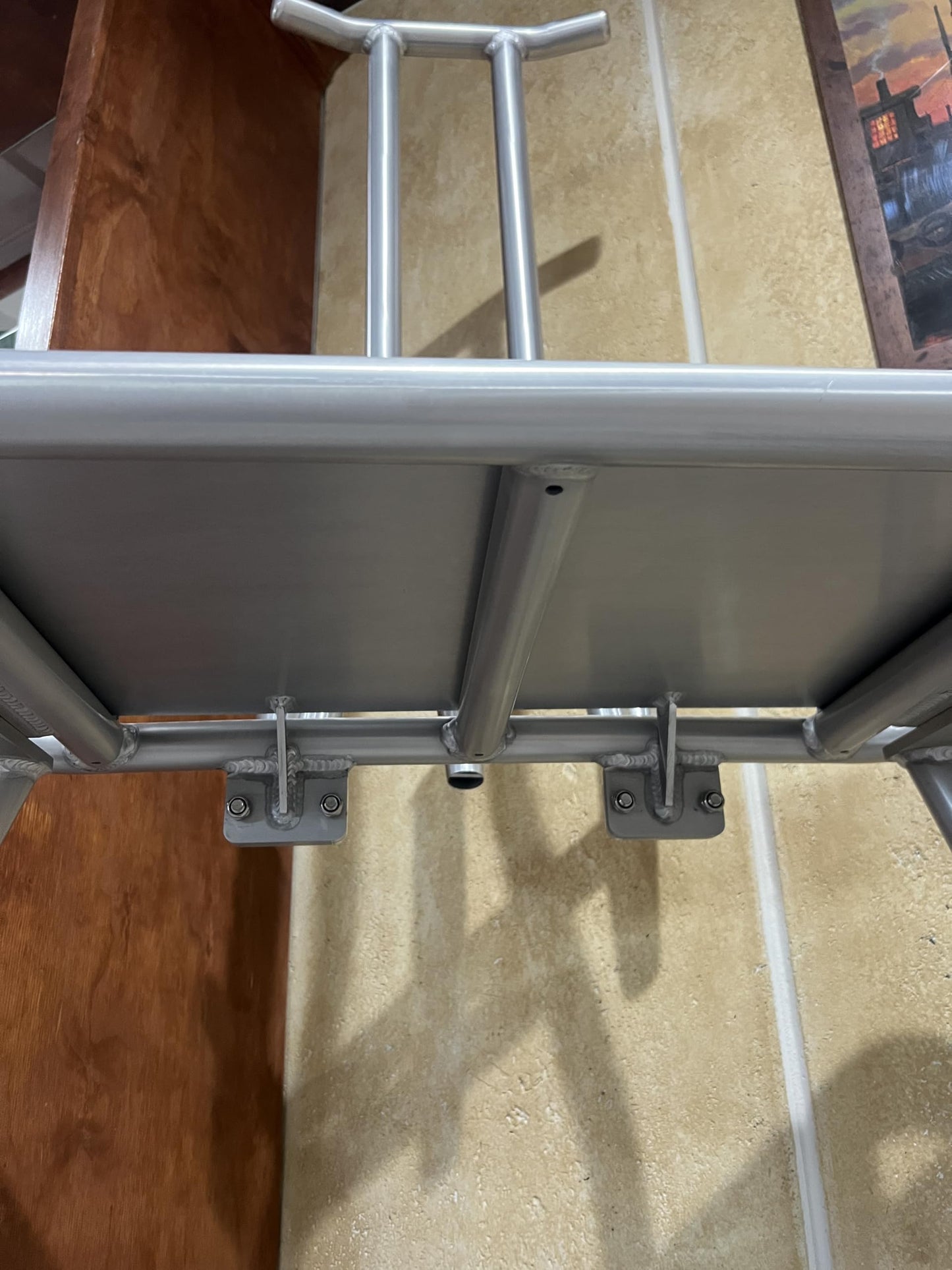 lawai'a Dolphin Pro+ Poling Platform, Aluminum, Silver, 31.5 x 18.5 x 35 in, 3-Year Warranty