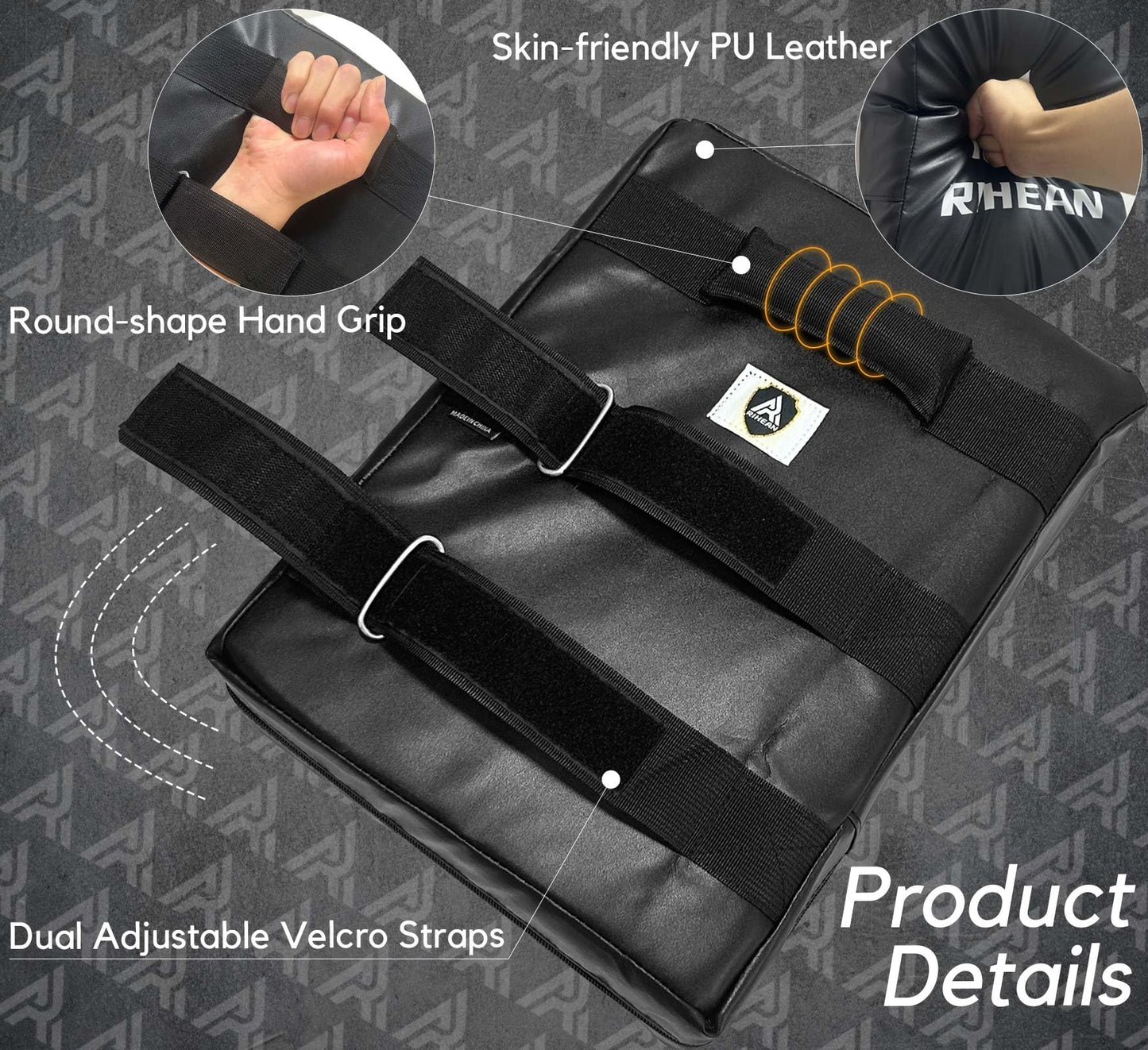 RIHEAN Football Blocking Pad, 12''X16'' Kick Pads for Football, Basketball, Hockey, Lacrosse Tackle Dummy Kick Shield Pad(1PCS)