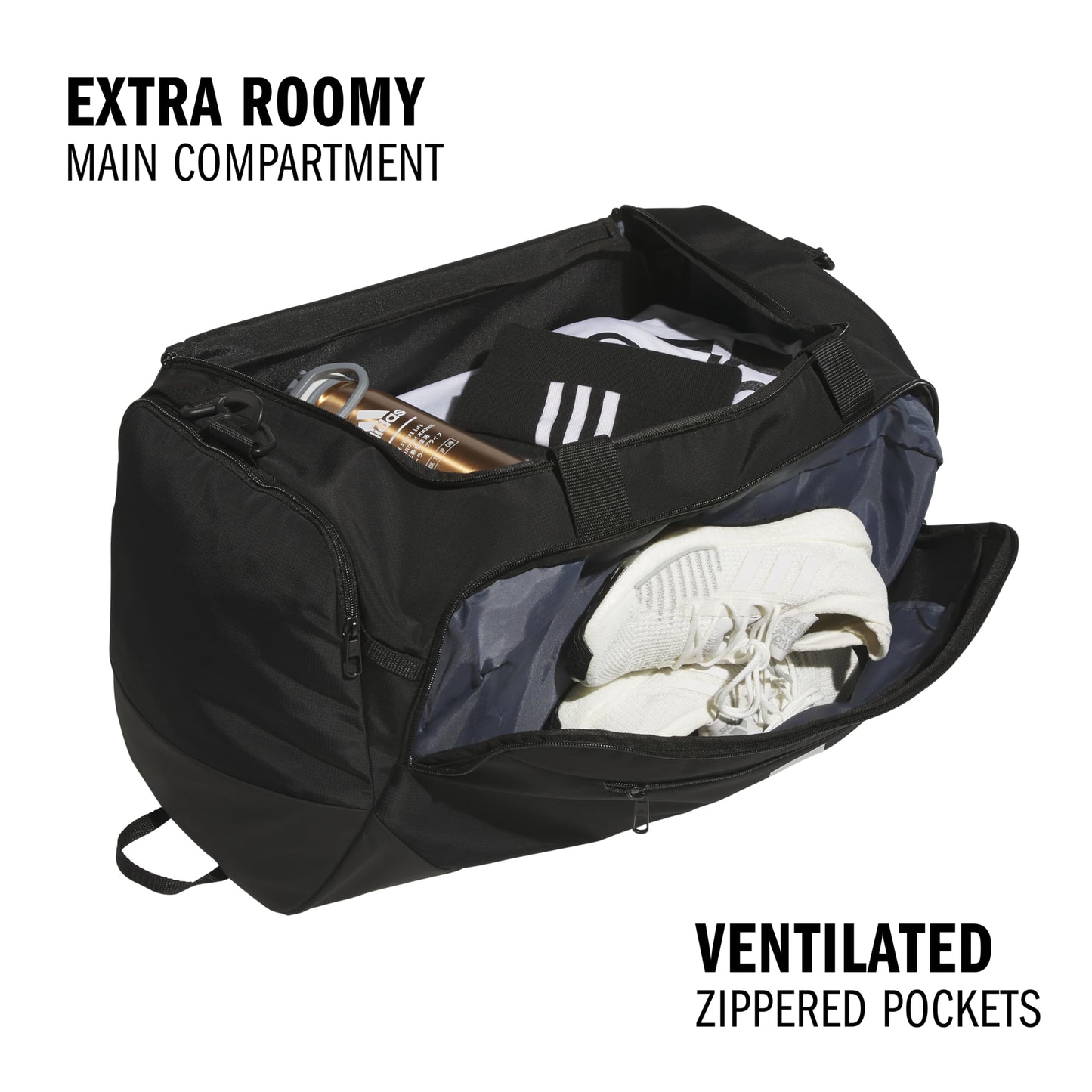 adidas Defender 5 Duffel Bag – Premium Duffle for Sports, Gym & Travel