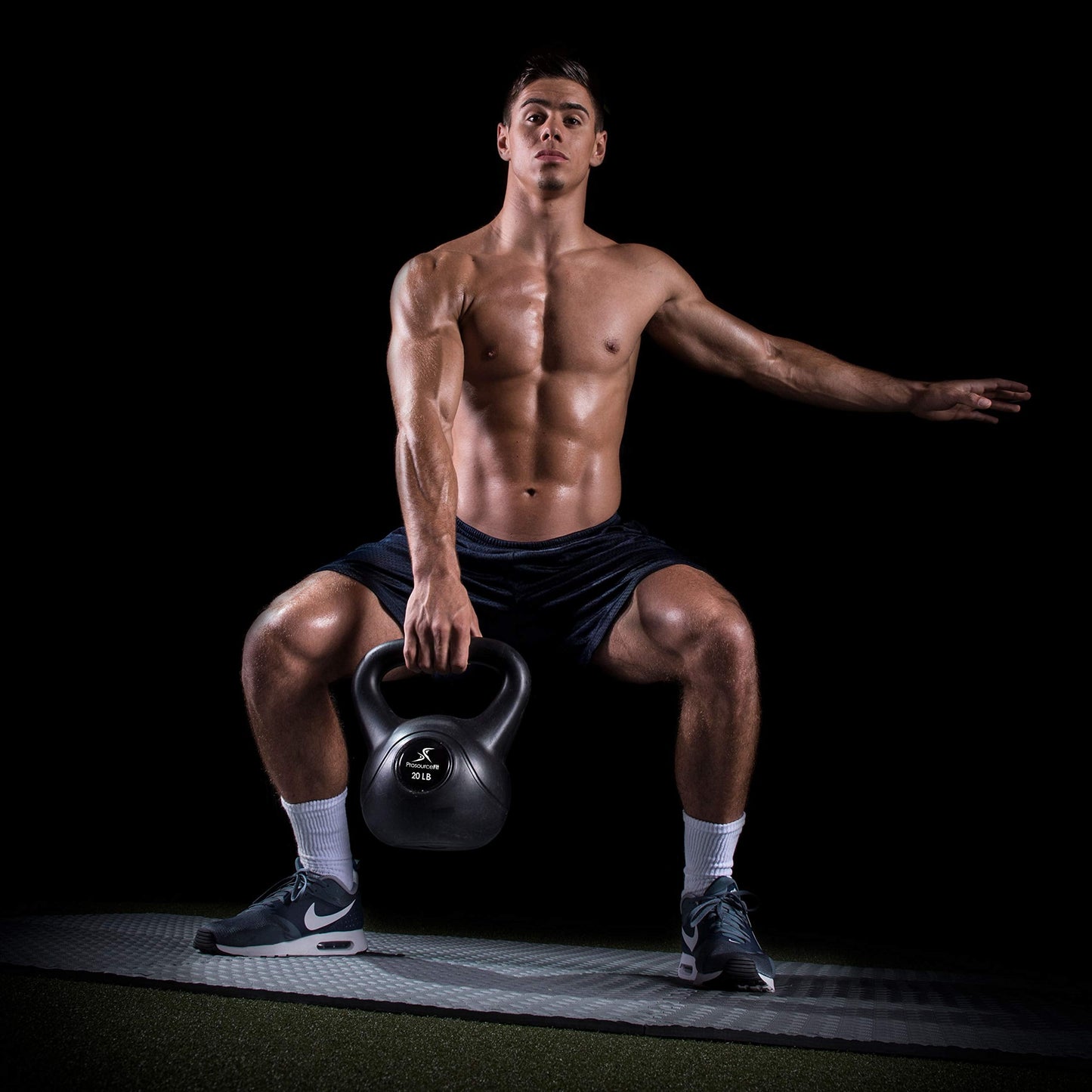 ProsourceFit Vinyl Plastic Kettlebell, 20 lb
