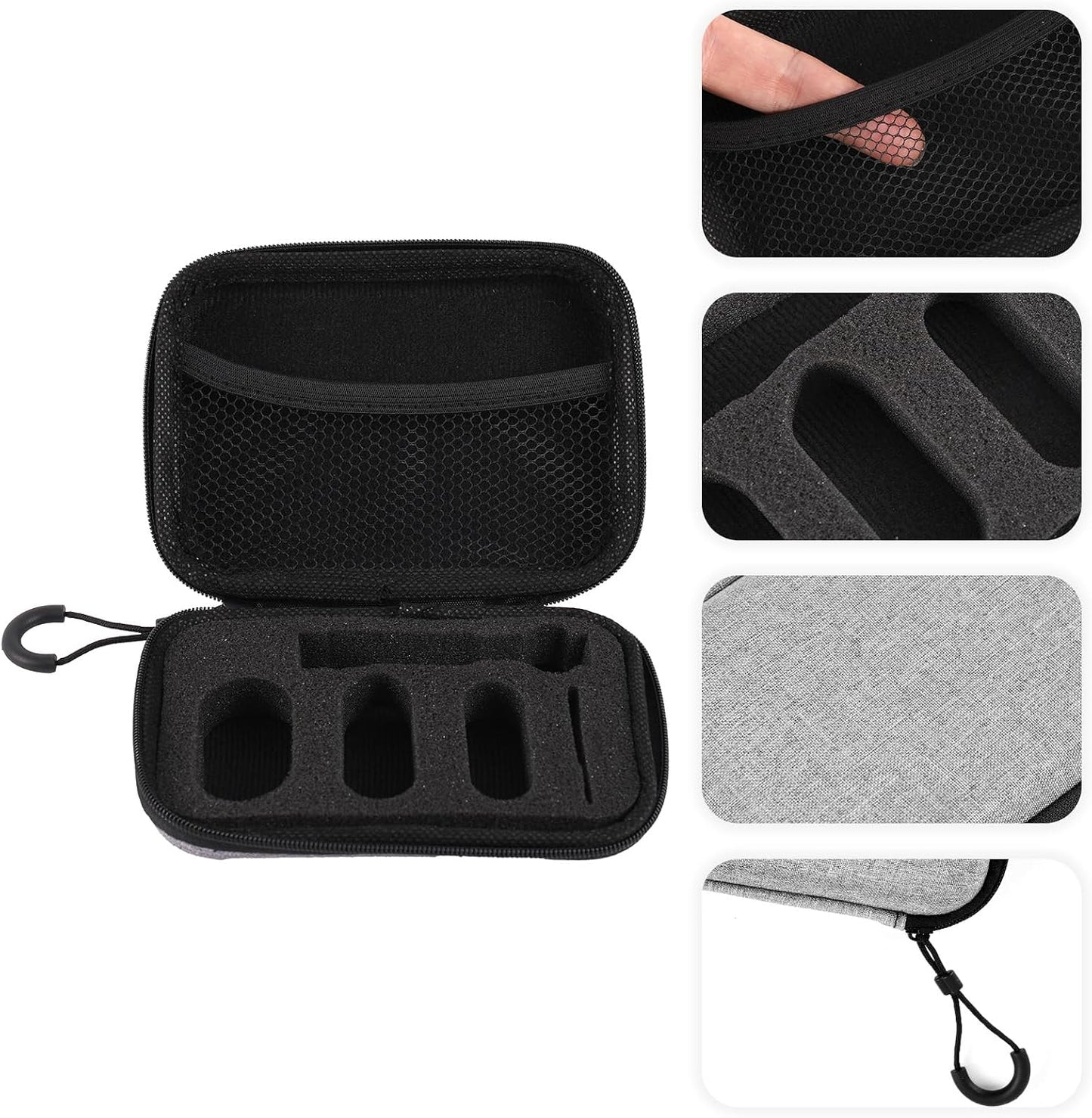 lasuroa Case Cover for PLAUD NotePin AI Voice Recorder, Soft EVA Voice Recorder Carrying Case Portable Protective Cover