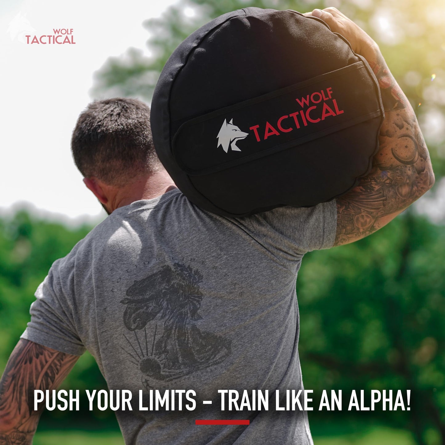 WOLF TACTICAL Sandbag Workout Bag Sand Bags for Weight Training Workout Sandbag Fitness Sand Bag (150 LB)