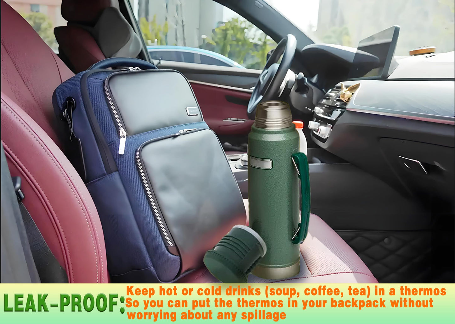 Replacement thermos stopper for Classic Vacuum Insulated Jars (1.1 QT, 2 QT)