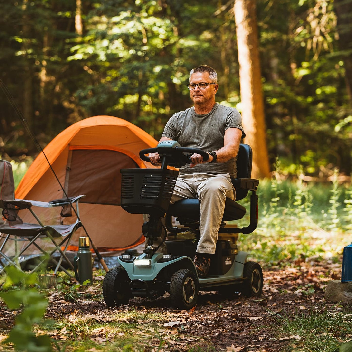 Pride Mobility Baja Bandit BA140 Mobility Scooter, Outdoor 4-Wheel Travel Electric Scooter for Adults, 400 lbs. WC, Up to 8 MPH, 11.25 to 22.5 Miles Range Per Charge