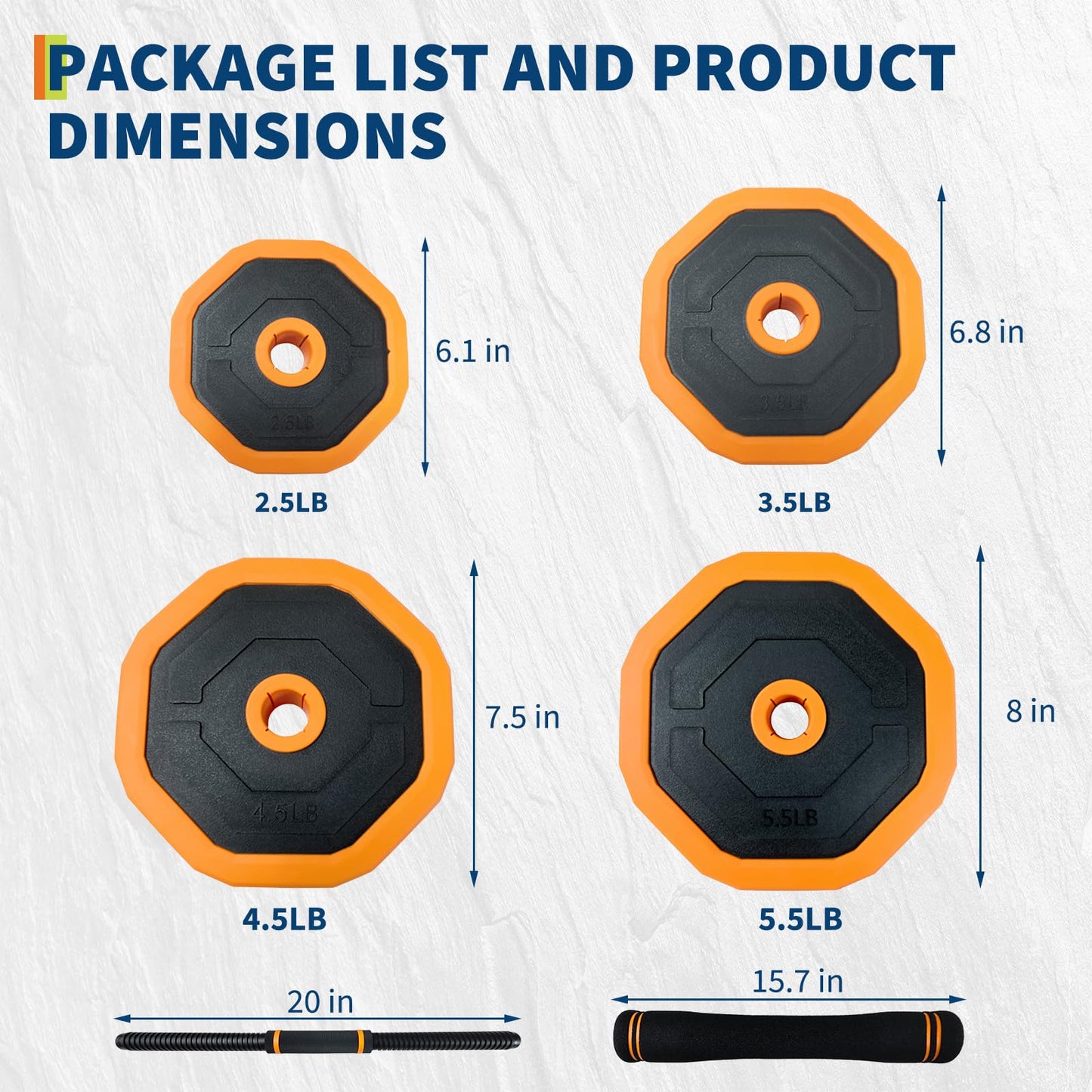 Garvee 4-In-1 Adjustable Dumbbell Set (44/66/88LB) - Convertible to Barbell, Kettlebell & Push Up Stands, Home Gym Equipment for Men & Women, Space Saving Weights with PVC Coating,66 LBS