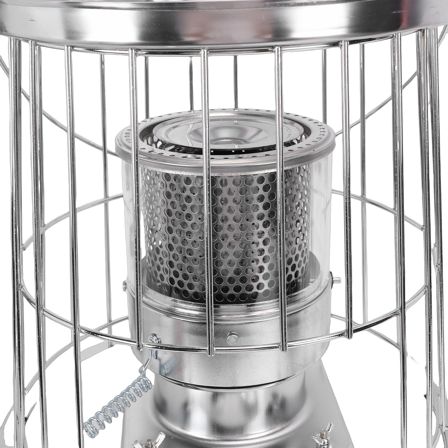Portable 12000BTU Kerosene Heater, Non-Electric Indoor Outdoor Heater with 6L Tank 30H Burn Time for Garage, Camping, Emergency Heat