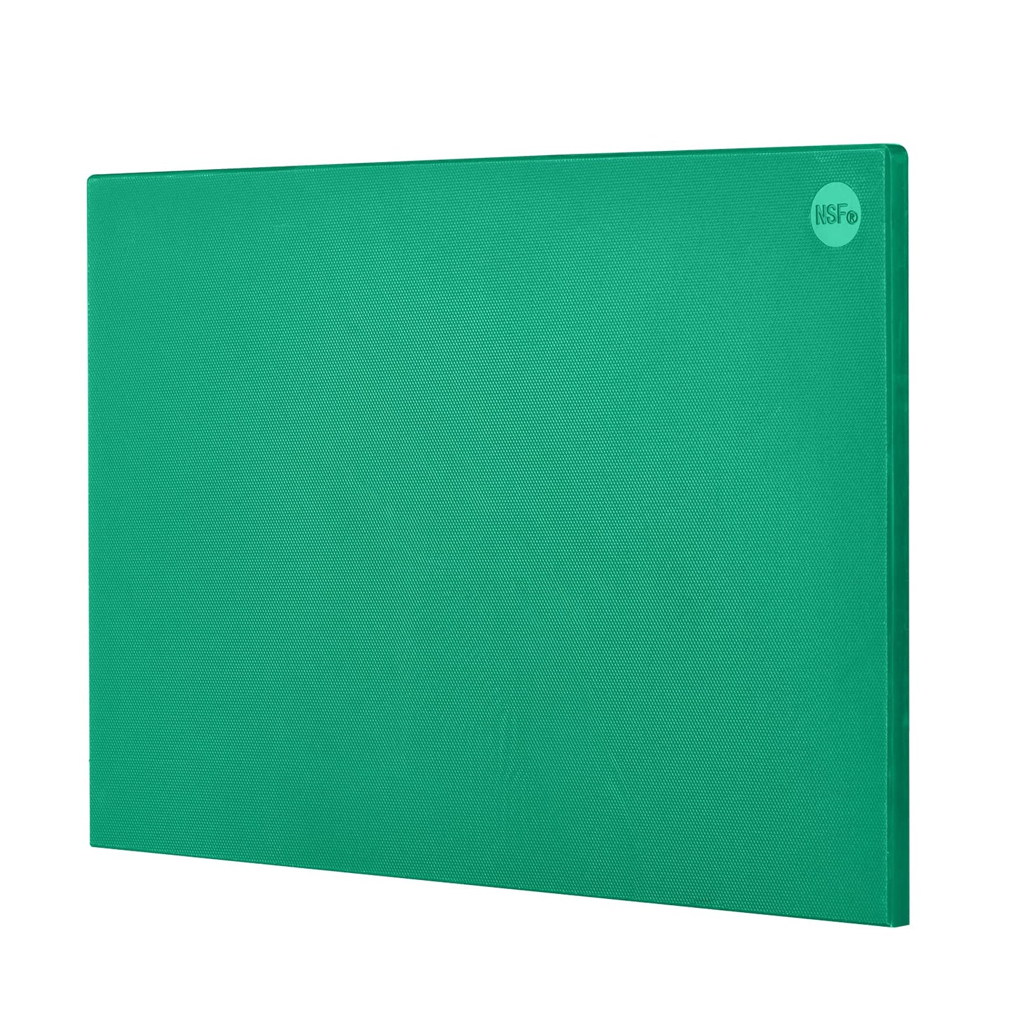 CURTA Cutting Boards for Kitchen, 20" x 14" x 0.5" Green Color Coded Plastic Chopping Board with Anti Slip Surface Dishwasher Safe