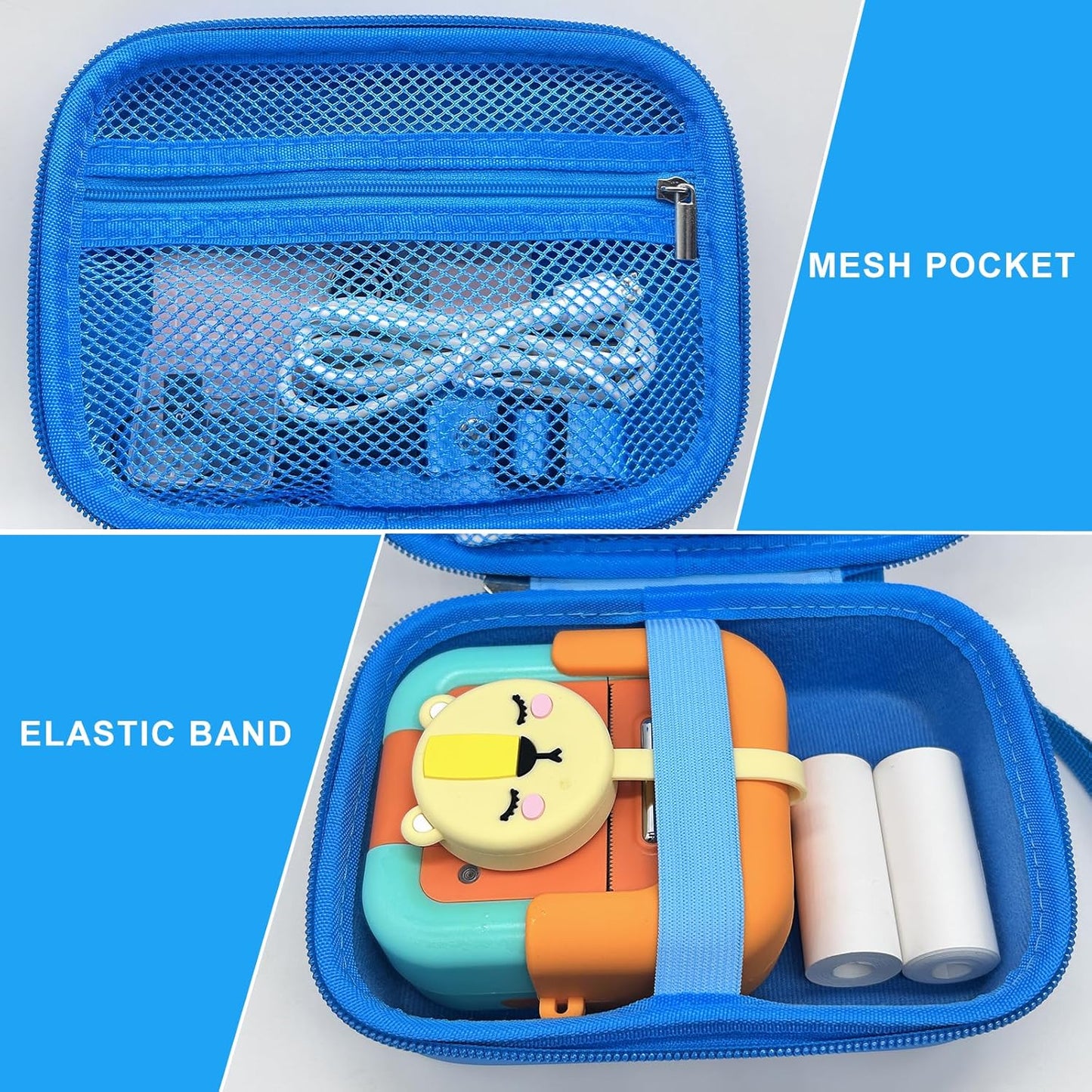Makolle Kids Camera Case Compatible with Goopow/ESOXOFFORE Seckton/Dylanto/CIMELR Children Digital Video Camera Toys