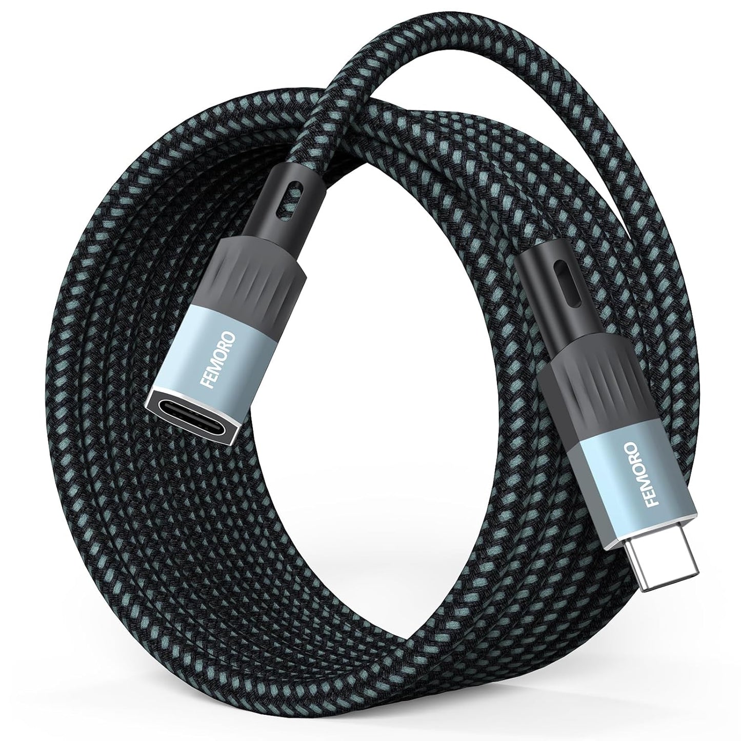 10Ft 10Gbps Transfer/100W Charging/4K@60Hz 3.2 USB C Extension Cable Long, Data USBC Male to USB-C Female Cable