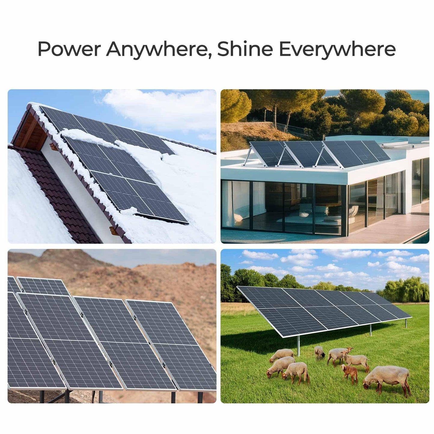 Renogy 1180W Solar Panels 2pcs 590 Watt N-Type Bifacial Solar Panel Monocrystalline 16BB 25% High Conversion Efficiency for Homes Roof Top RV Boat Camping Black