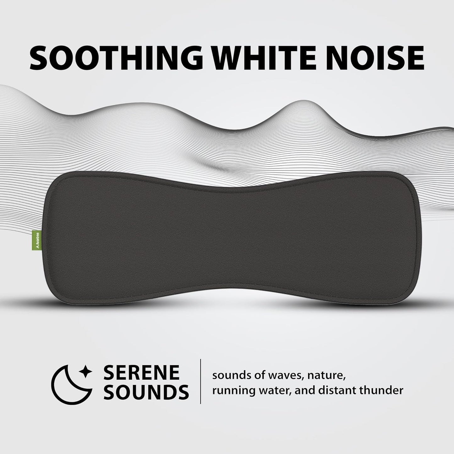Avantree Slumber - Pillow Speaker for Sleeping, Private Audio with Built-in White Noise, Bluetooth & AUX Support