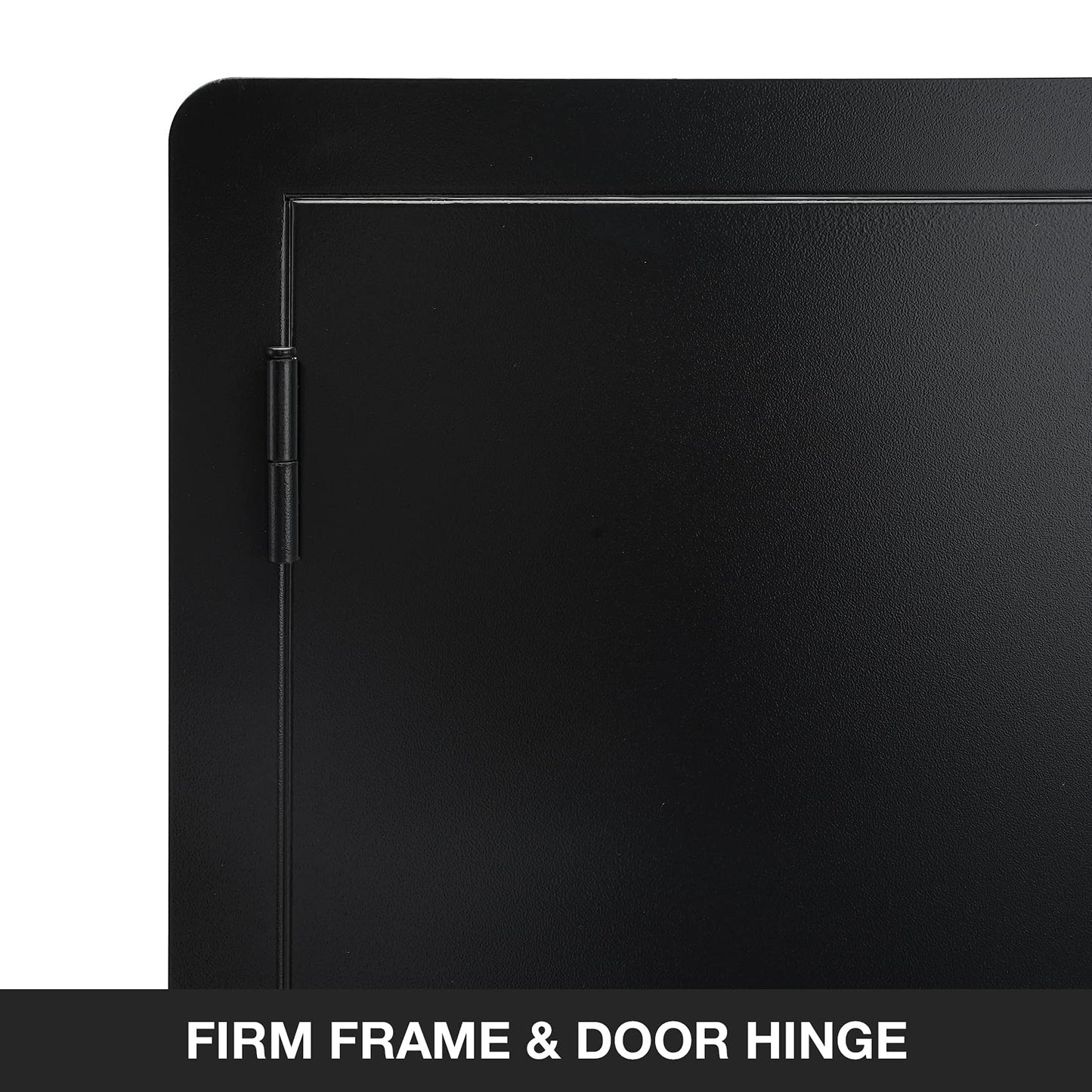 Stanbroil Outdoor Kitchen Doors BBQ Access Door 30" W x 21" H - Wall Construction Double Door Flush Mount for BBQ Island, Grilling Station, Outside Cabinet - Black