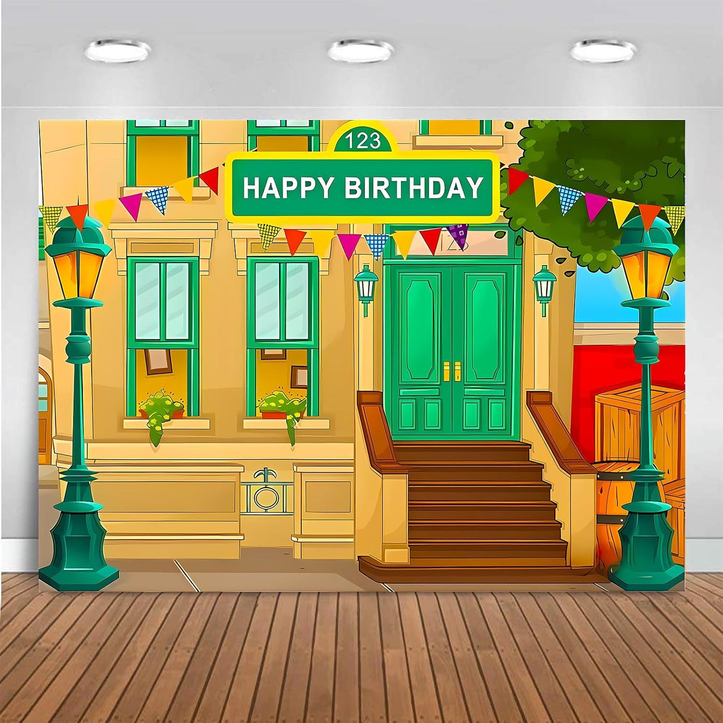 Generic 1st 7x5 Photography Background Crayon Stationery Birthday Backdrop Street House Baby Shower Background