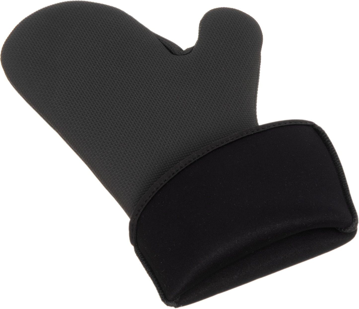 San Jamar Ultigrip Oven Mitt with Heat and Cold Protection for Cooking, Bakeries, Kitchens, And Restaurants, Neoprene, 17 Inches, Black, 1 Count