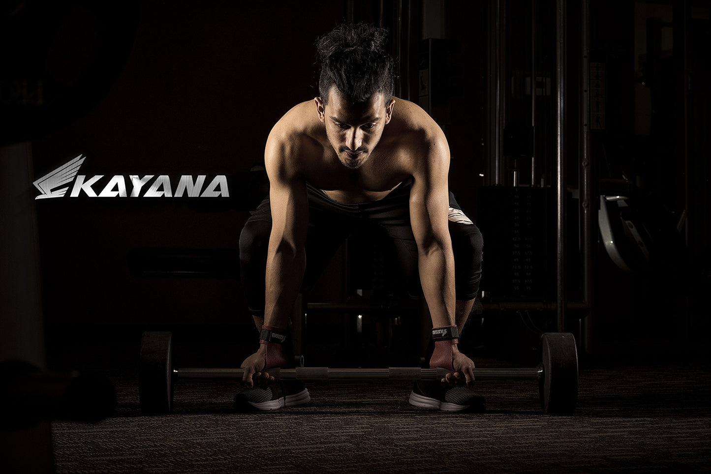 KAYANA 2 Hole Leather Gymnastics Hand Grips - Palm Protection and Wrist Support for Cross Training, Kettlebells, Pull ups, Weightlifting, Chin ups, Workout, & Exercise (Tan, Small)
