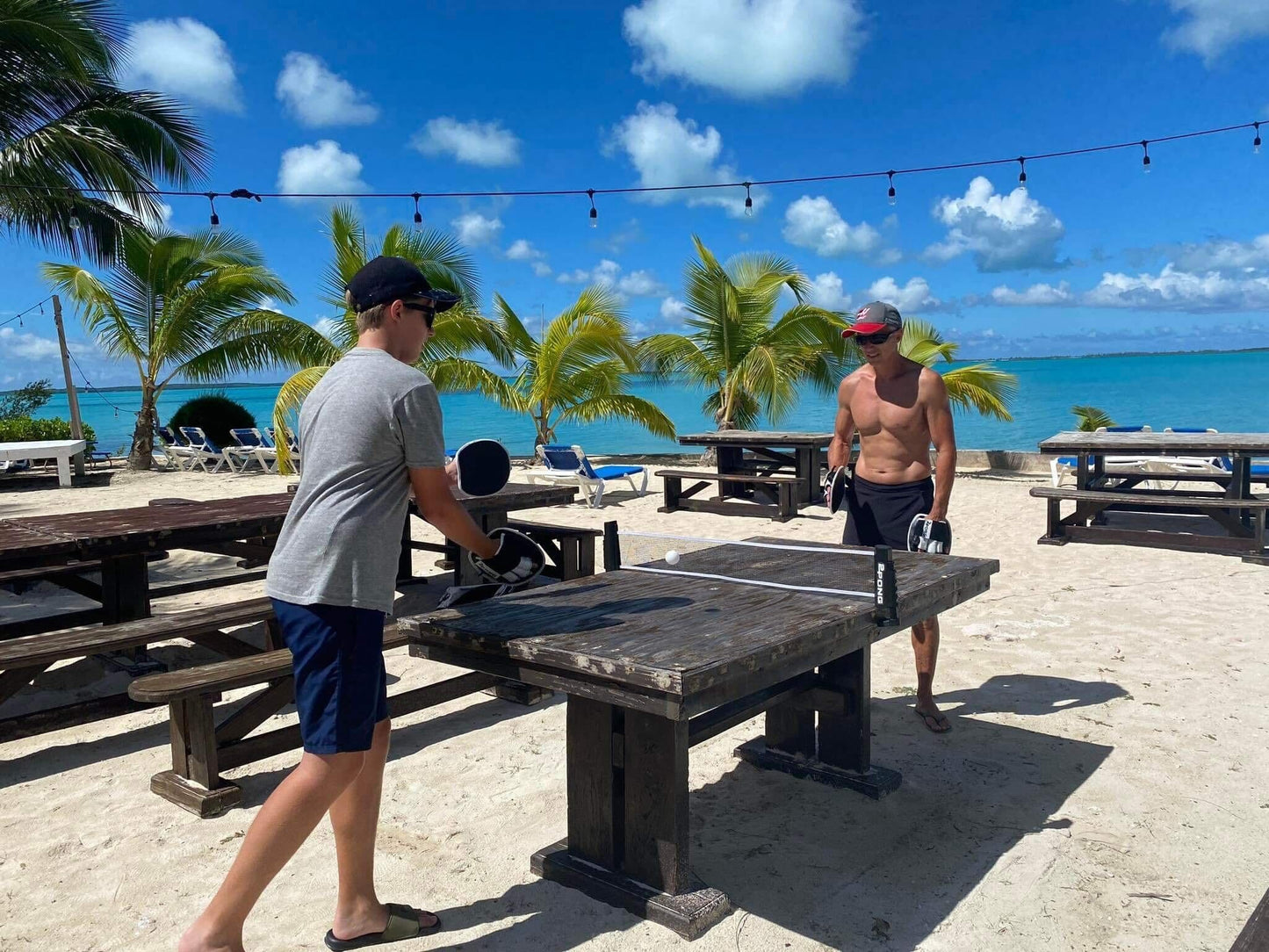 2 Player Dual Handed Table Tennis Game - New Spin to The Classic Ping Pong Game - One Paddle Glove for Each Hand - Fun New Gameplay for Family and Friends - Compete to Become The Next 2Pong Champion