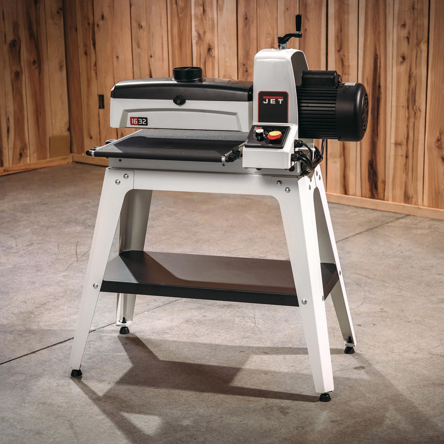 JET 16-Inch Drum Sander, Open Stand, 1-1/2 HP, 115V 1Ph (JWDS-1632)