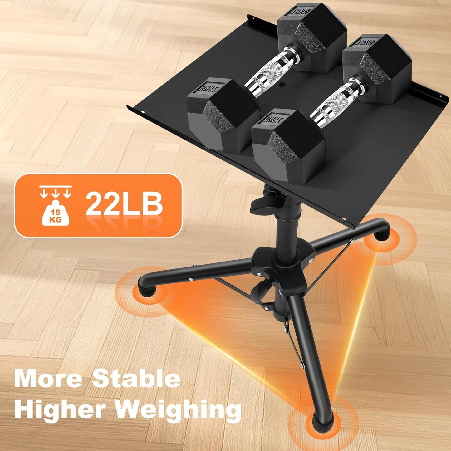 24.4" 46" GrowDaily Projector Stand,Projector Laptop Stand Tripod Laptop Tripod Stand Height To Laptop Floor Stand