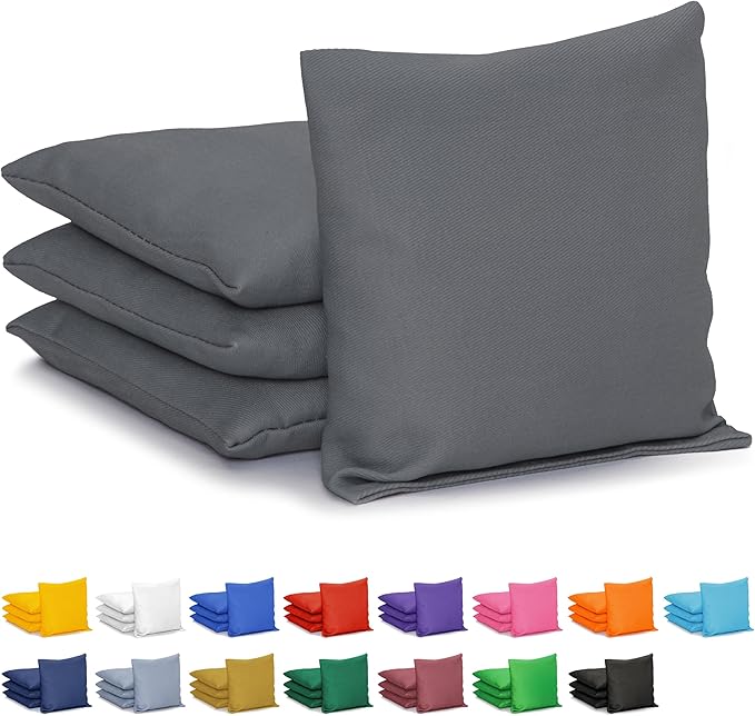 GoSports Classic Cornhole Bean Bags Set of 4-16 Colors Available - Regulation All Weather, Mix and Match