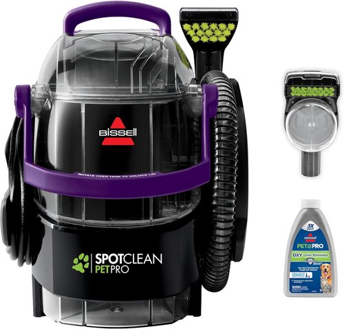 Bissell SpotClean Pet Pro - Portable Carpet Cleaner for Pet Stains | Compact & Powerful 2458