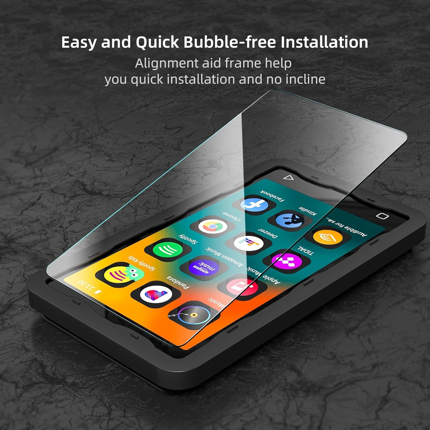 G1 G3 Mp3 9H 3 Pack innioasis Tempered Glass Screen Protector for Player, Anti-Scratch, Hardness, HD Clear, Bubble Free