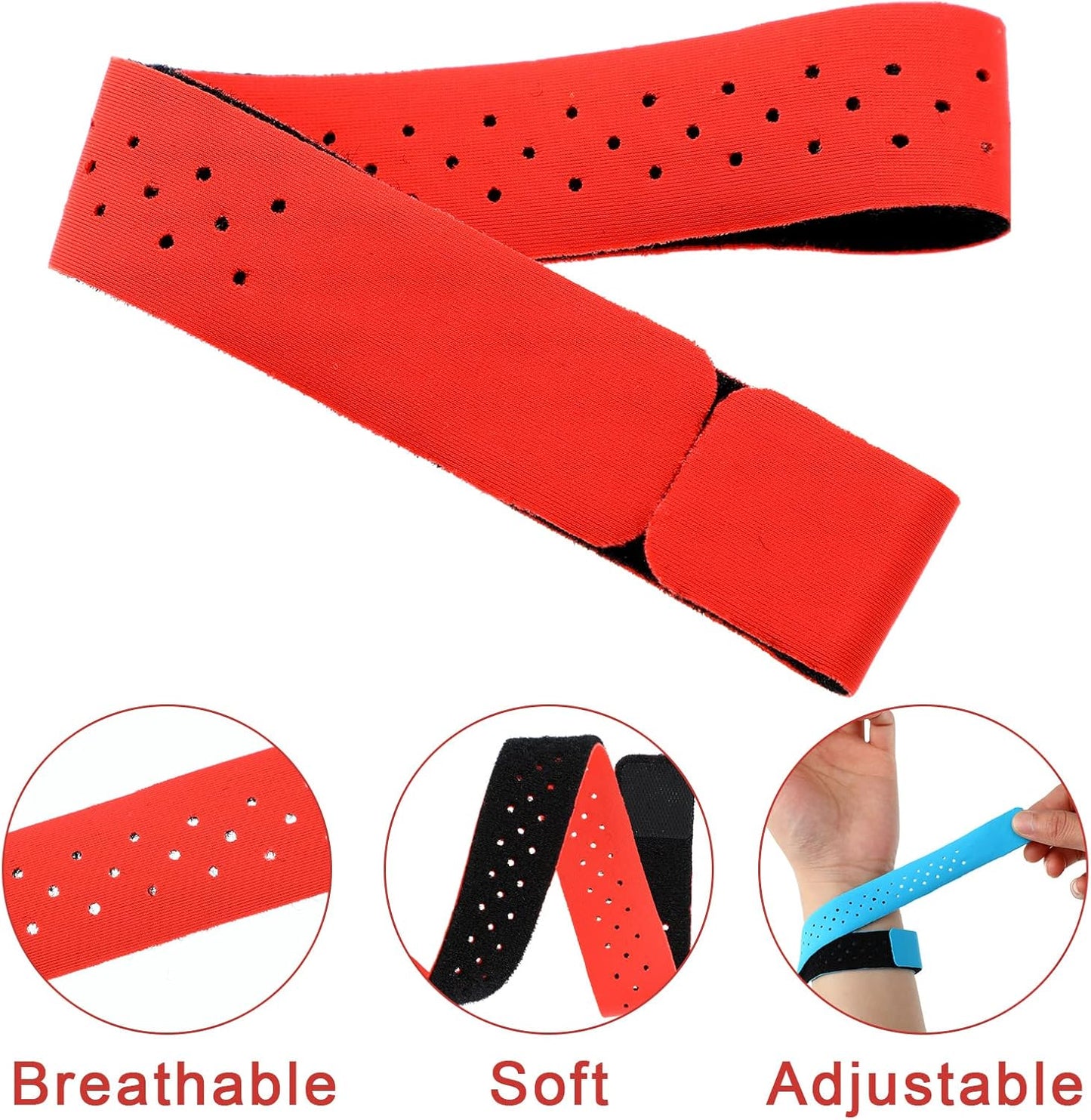 4 Adjustable(0.8 15.8 Inch,Black, Oudain Pcs Heart Rate Monitor Replacement Strap Band, Soft Heart Rate Monitor Armband