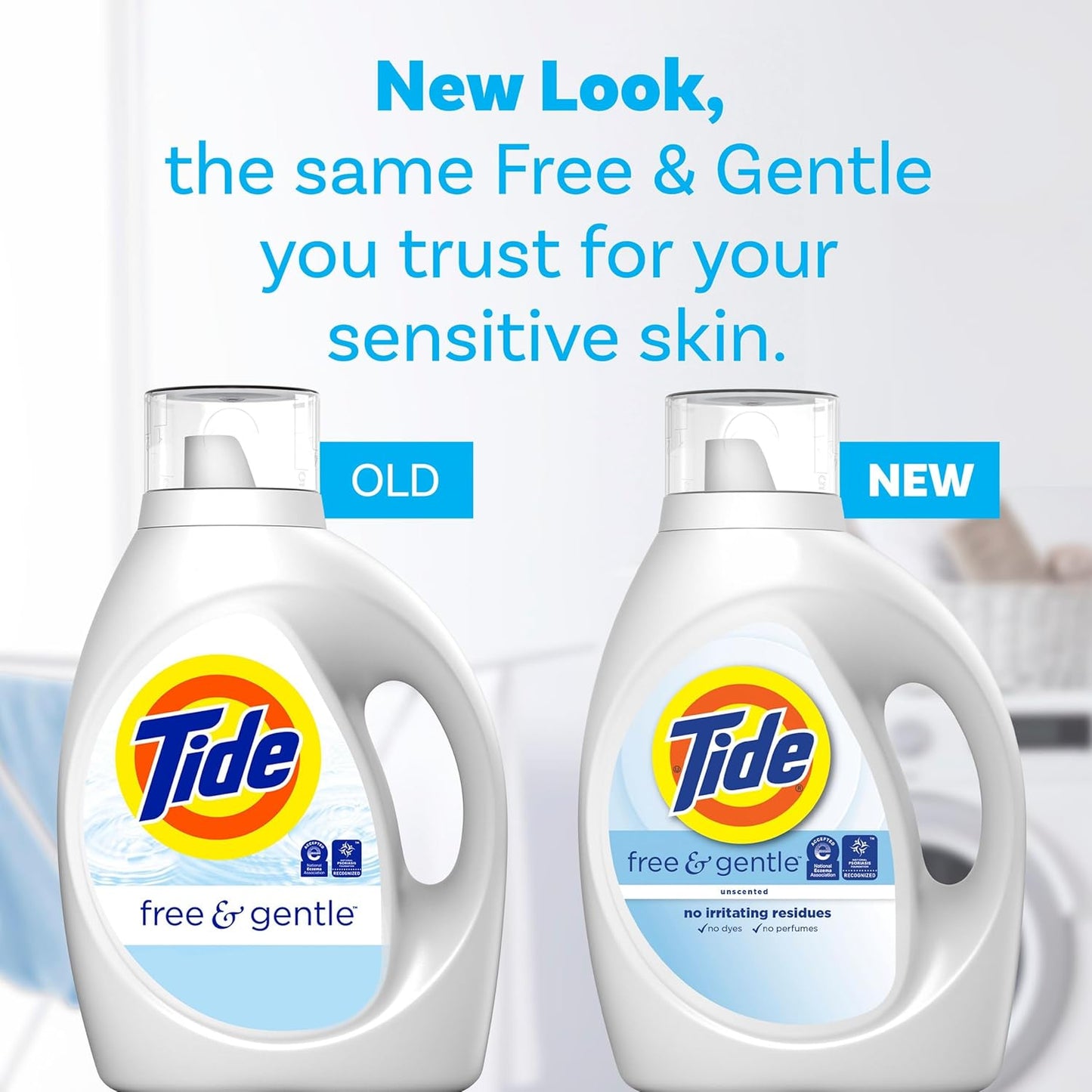 Tide Free & Gentle Liquid Laundry Detergent - 64 Loads | 84 fl oz | Gentle Clean Formula