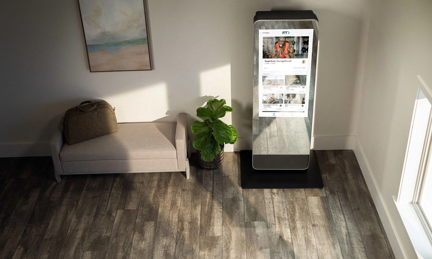 Nordictrack Vault Complete Reflective Trainer with Fitness Accessories, Pivoting Mirror and Touchscreen, and 30-Day iFIT Family Membership
