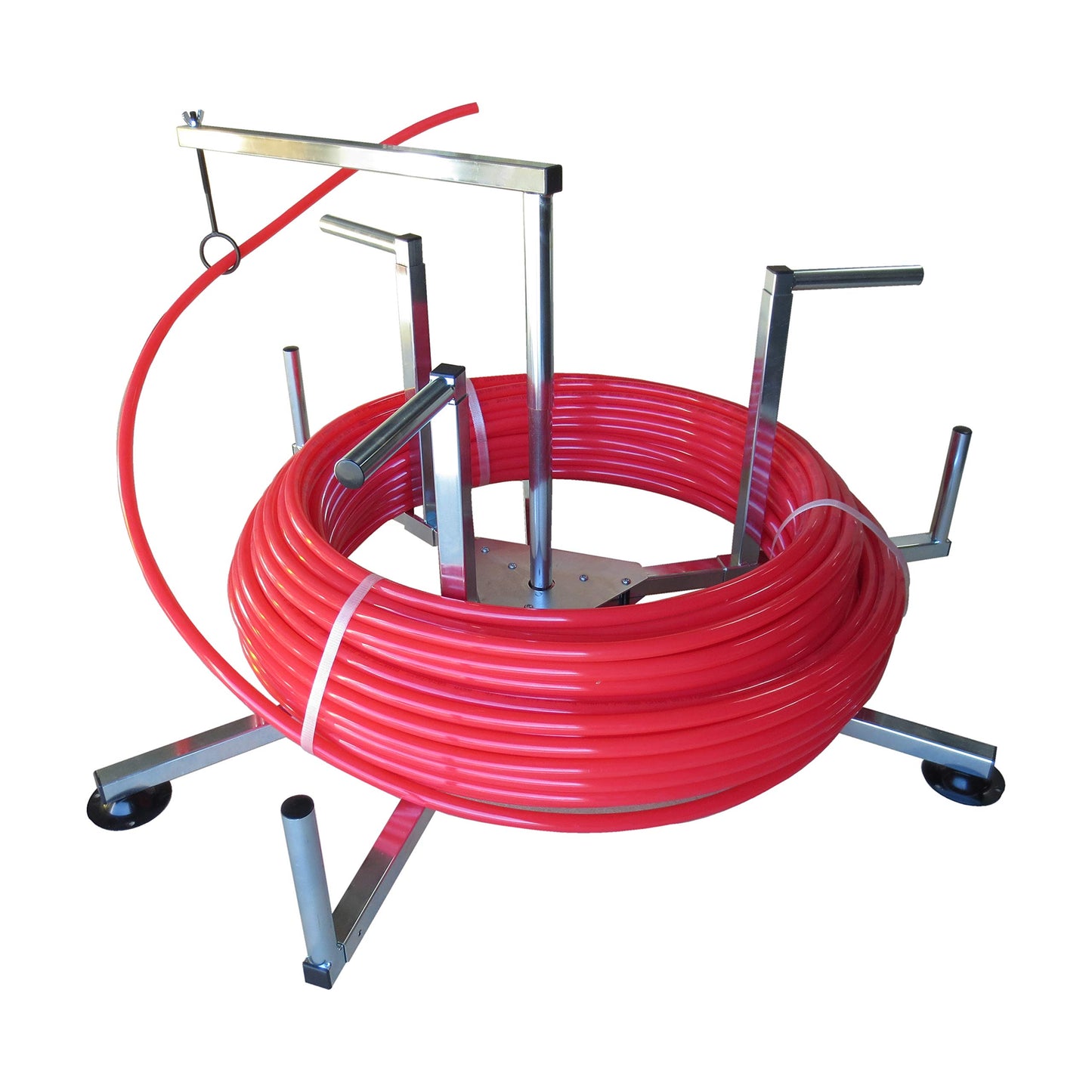 PEX Piping Full Size Uncoiler for 3/8" to 1" PEX Tubing, Radiant Potable Water Applications PEX GUY